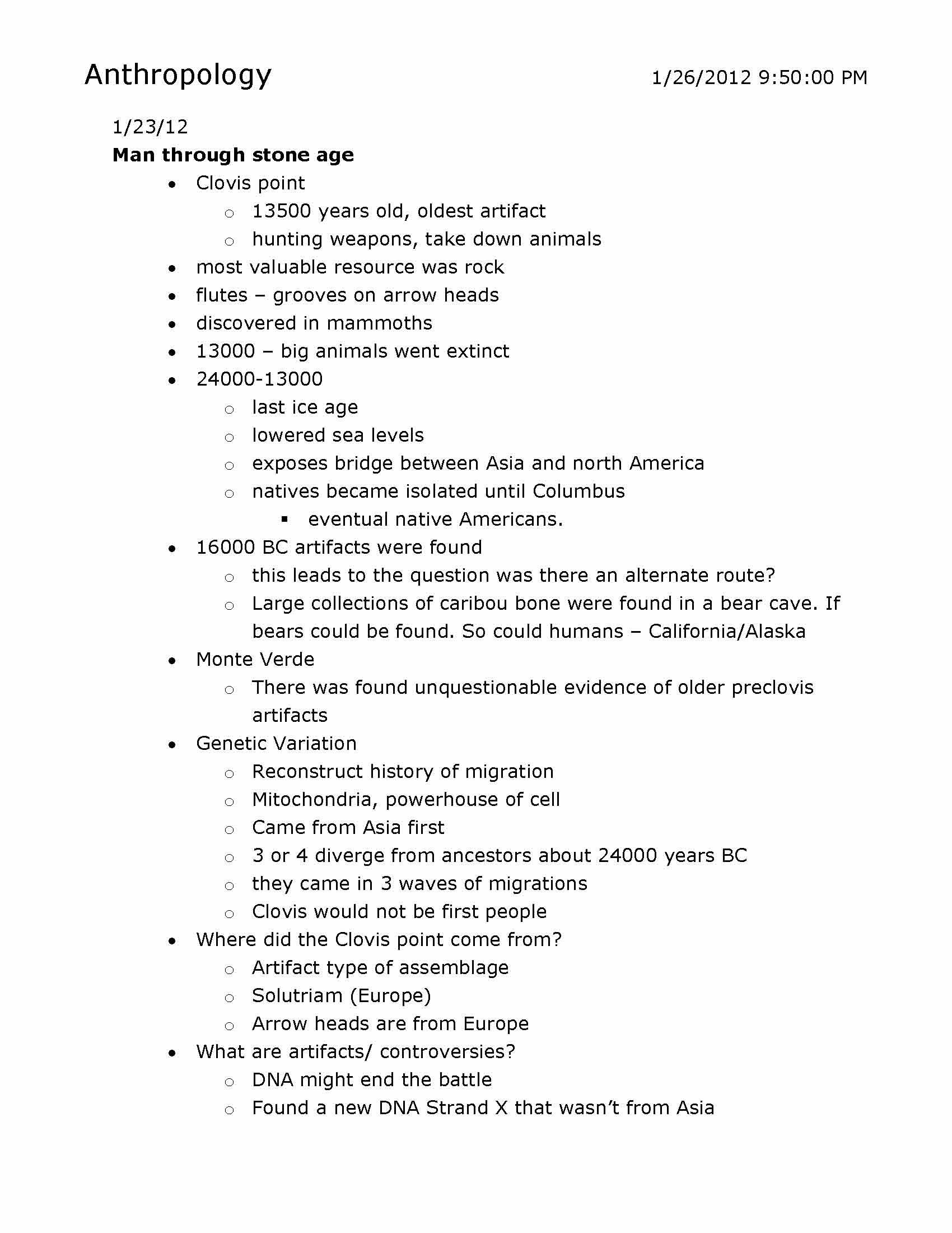 INTRO ARY STDS I PREHIST ARY