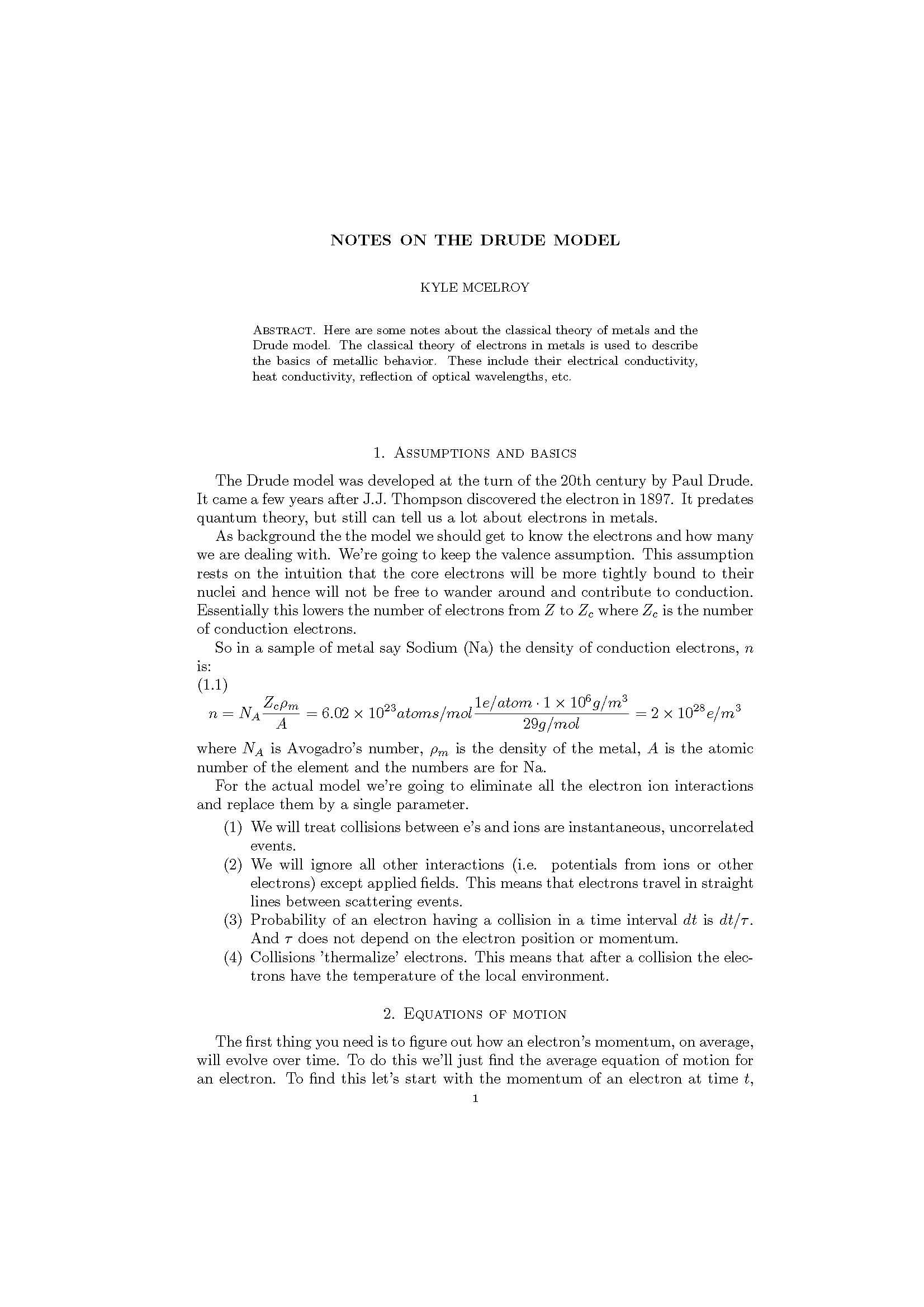 Introduction to Solid State Physics
