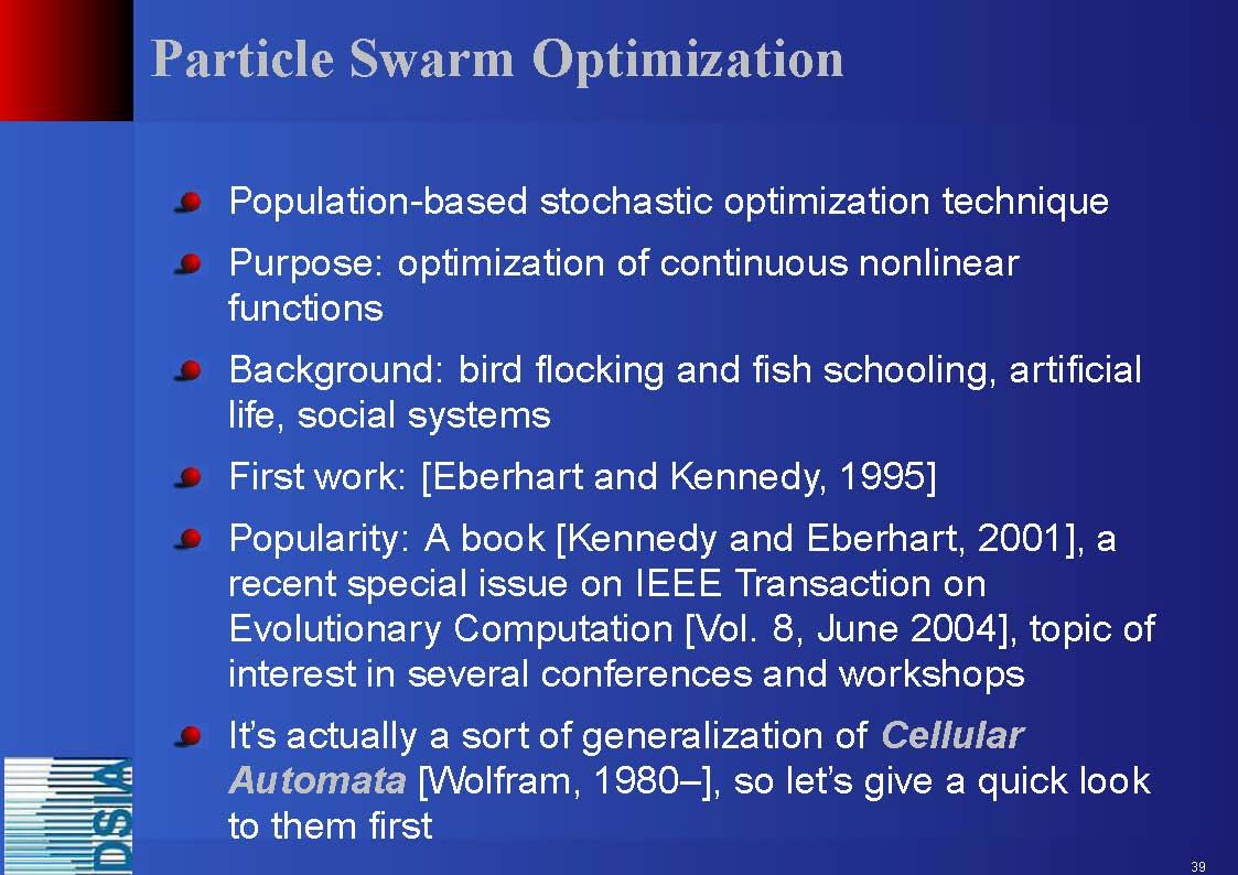SCIENCE OF SWARMS