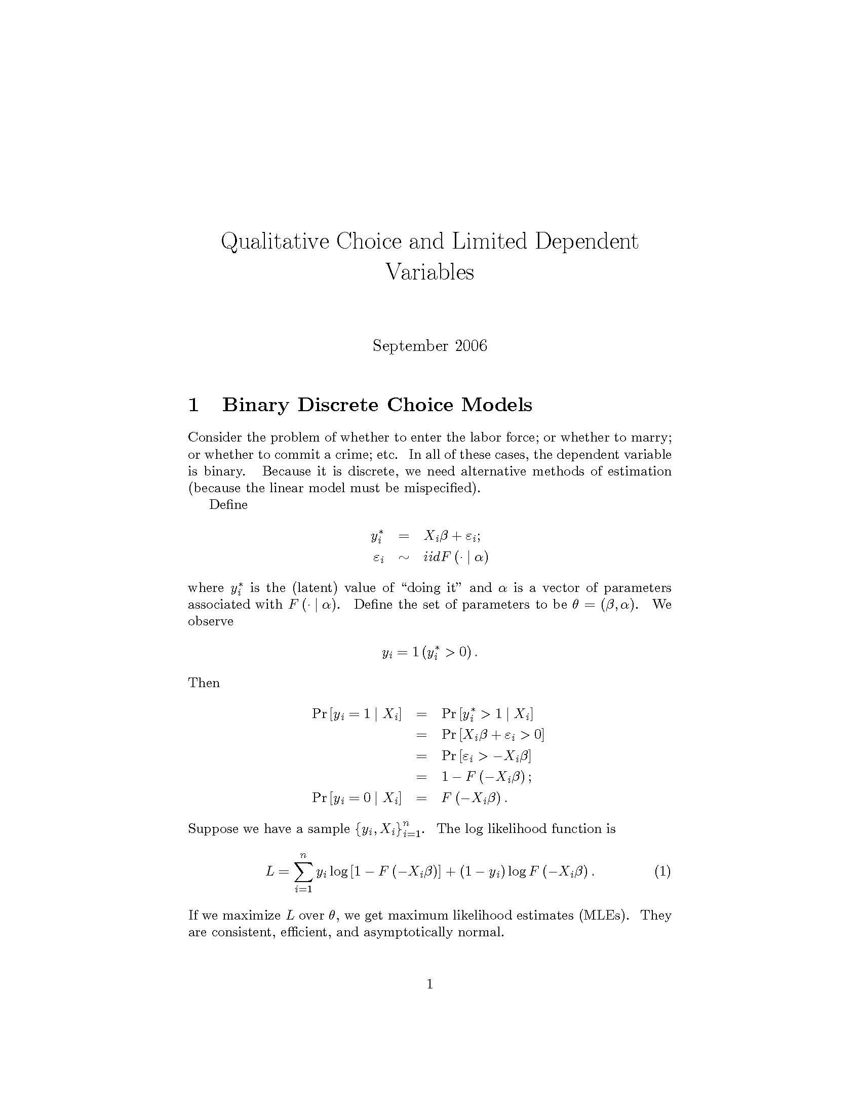 Introductory Econometrics