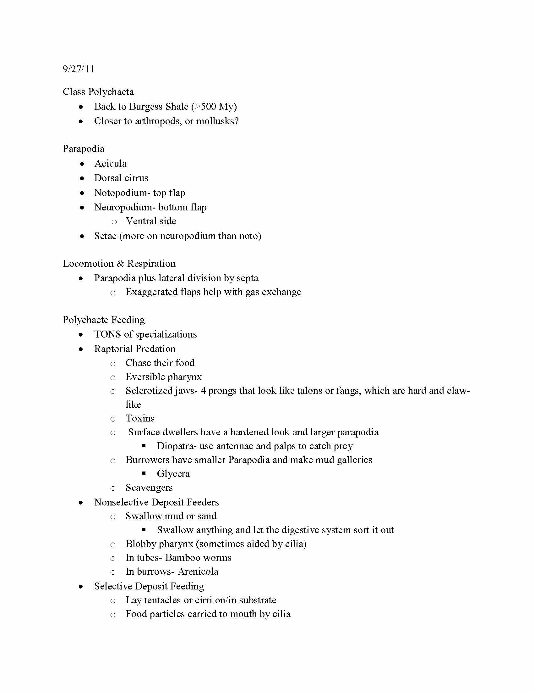 INVERTEBRATE ZOOLOGY