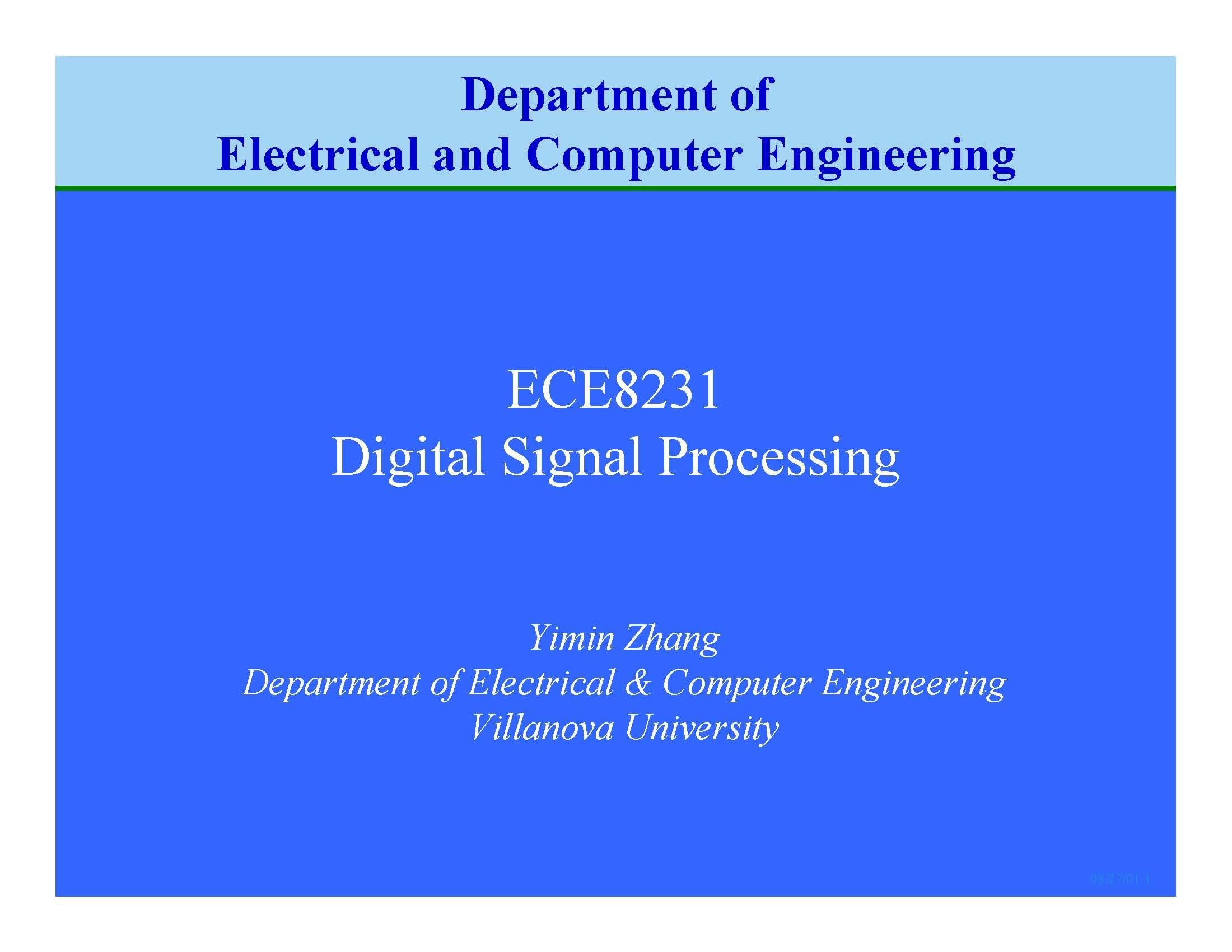 Digital Signal Process