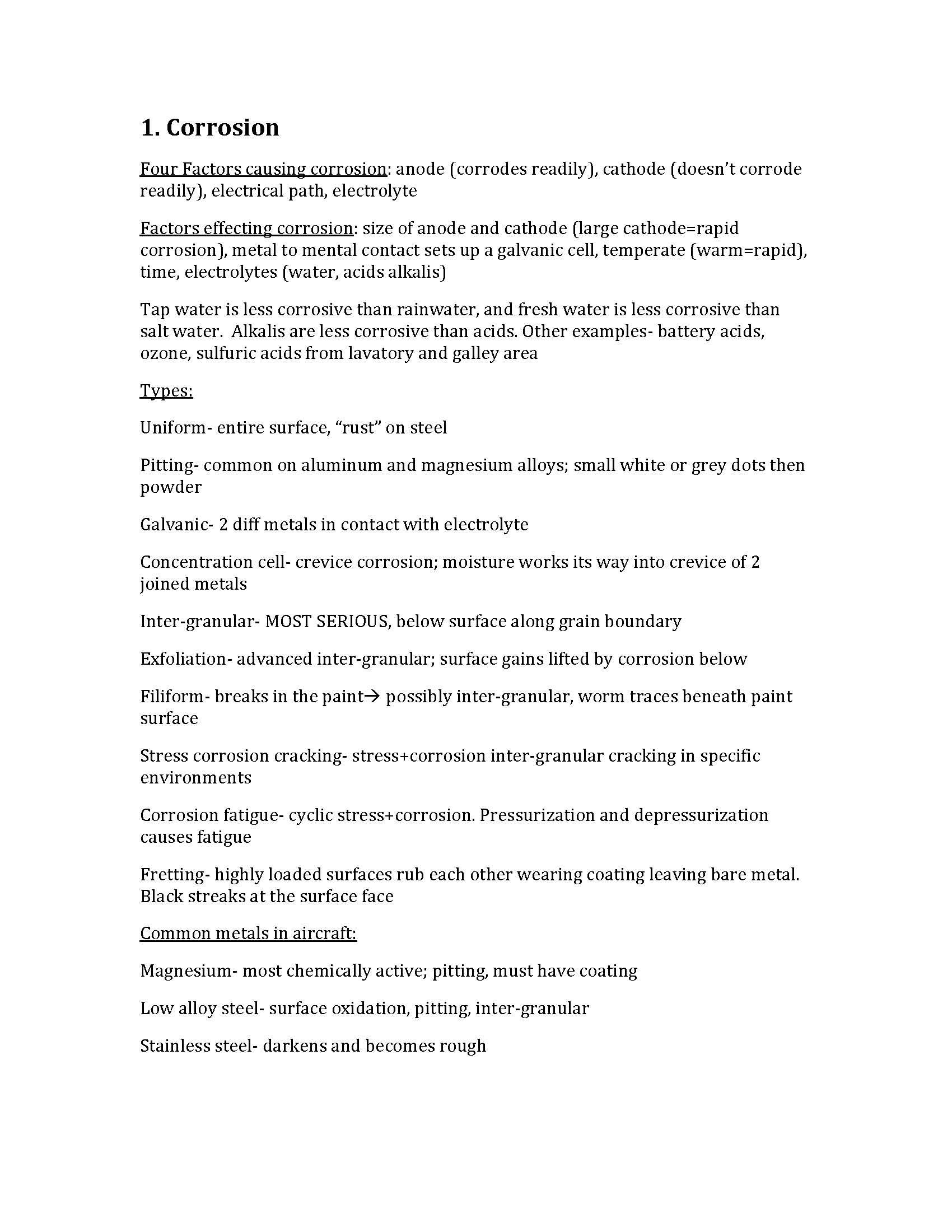 Intro to Av Chemical Science