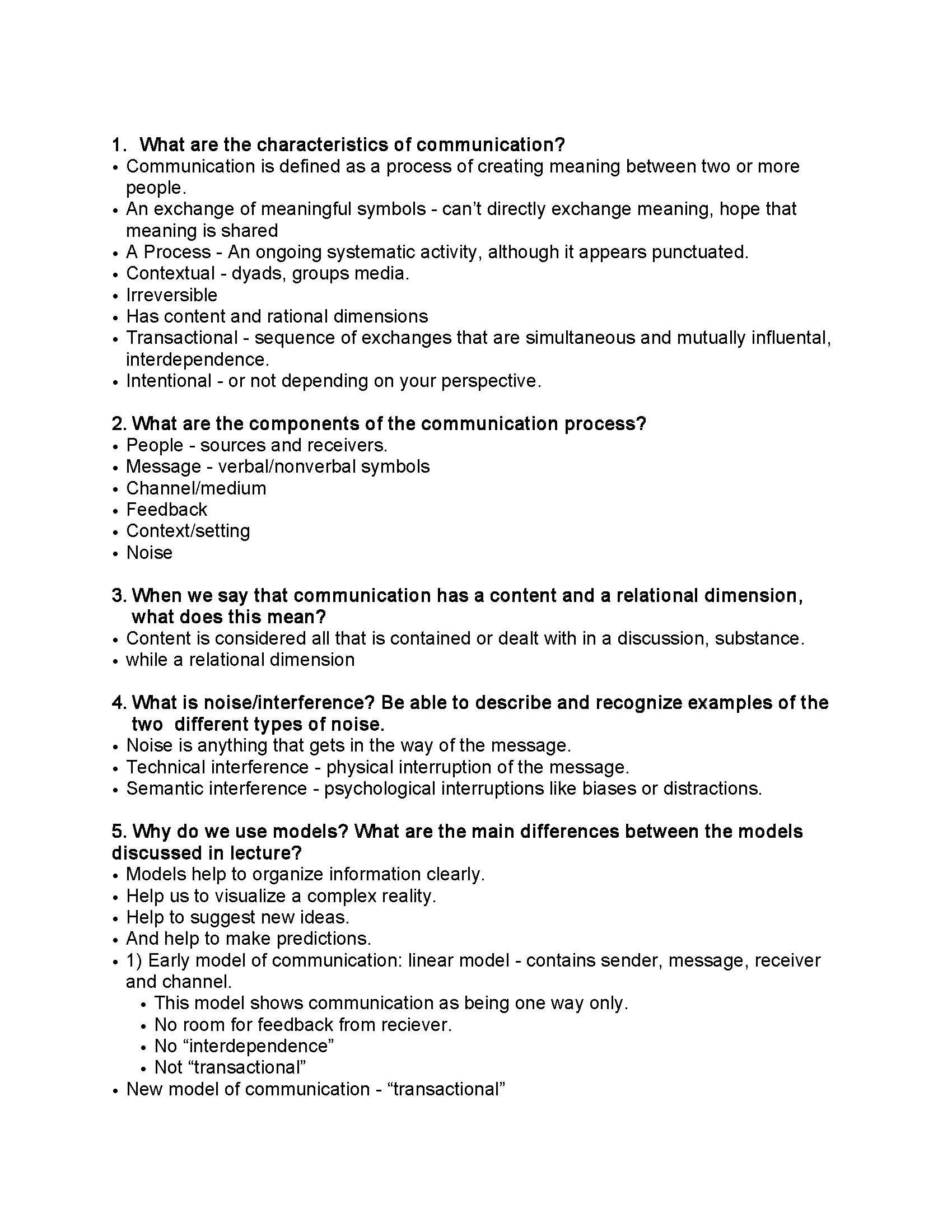 The Process of Communication