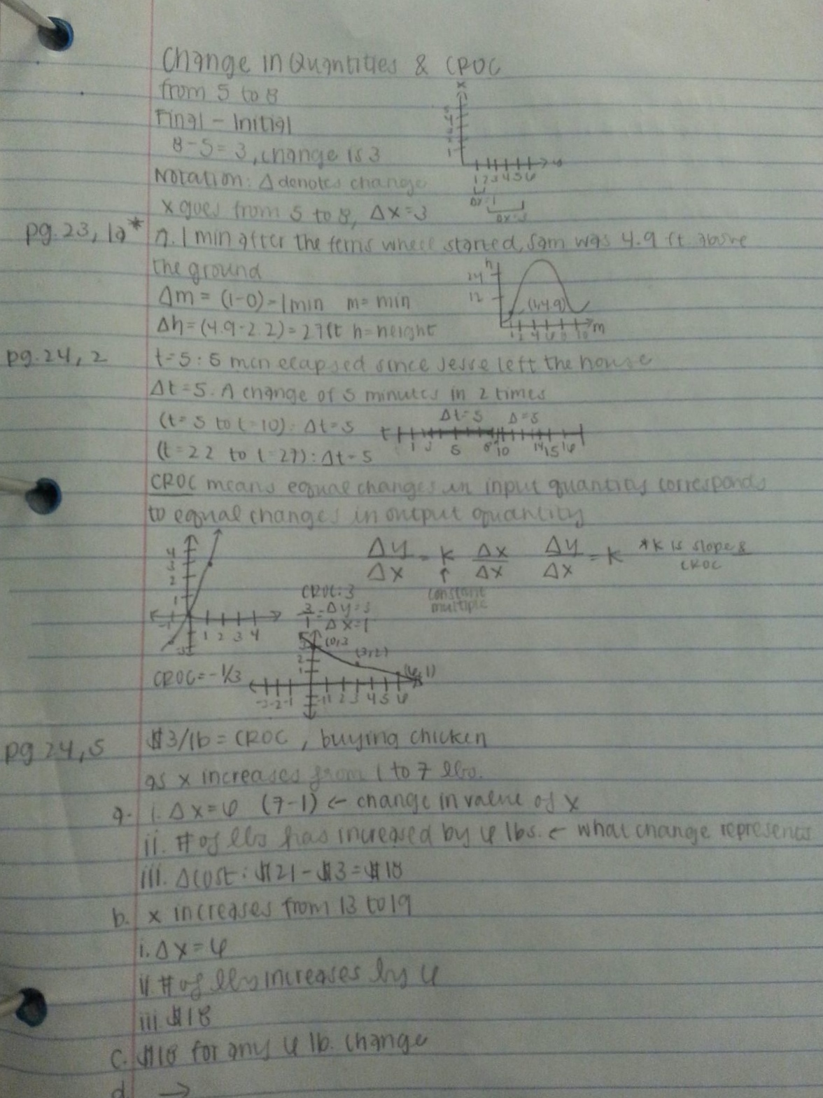 Notes from January 14 & 16