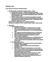 Week One Notes Intro to International Affairs: A Washington Perspective Week One Notes