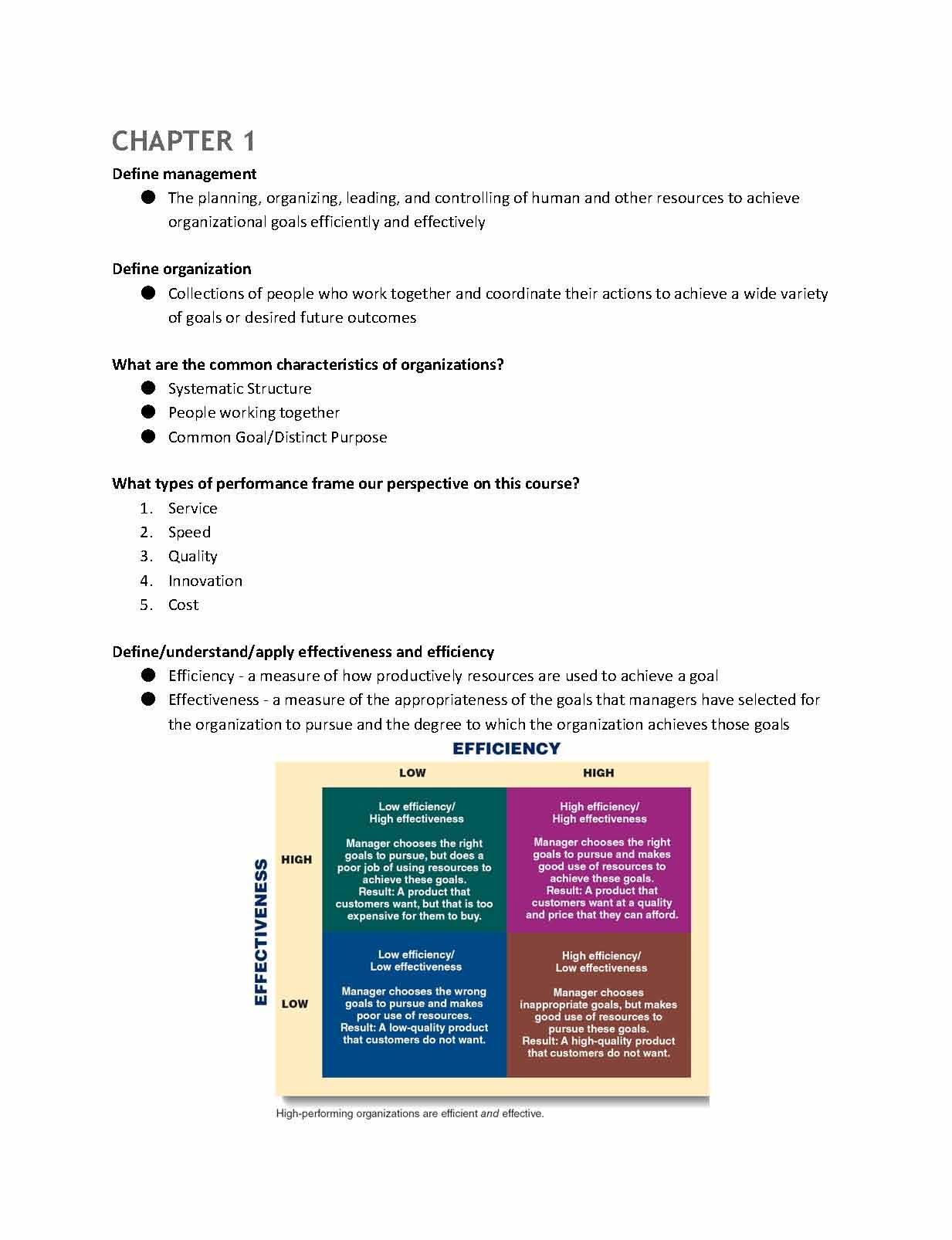 Mgmt & Org Behavior