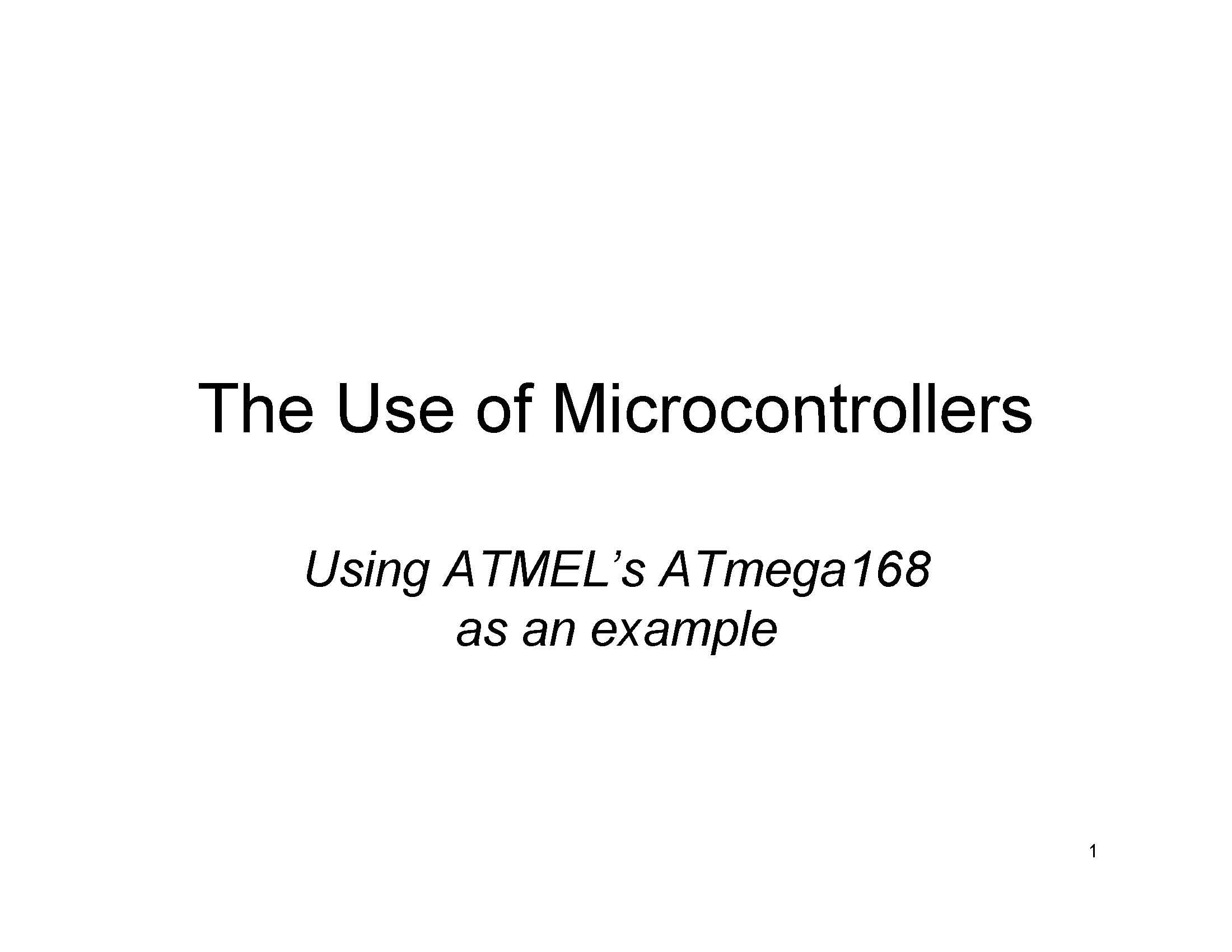 Introduction to Robotics