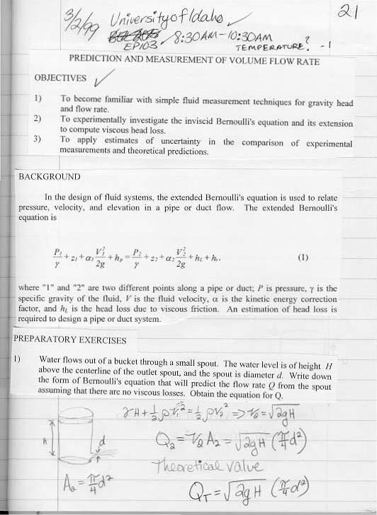 Experimental Methods in Fluid Dynamics and Heat Transfer
