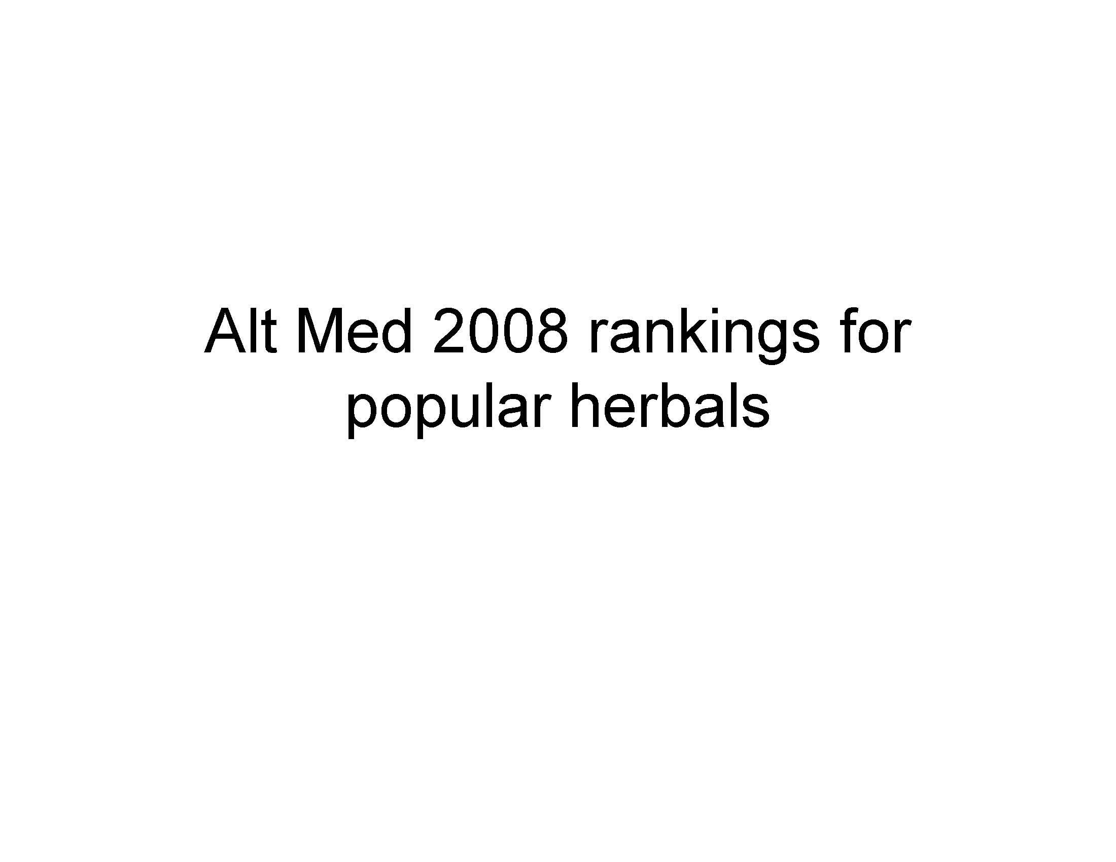 ALT AND COMP MED