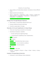 Biology Notes/ Study Guide