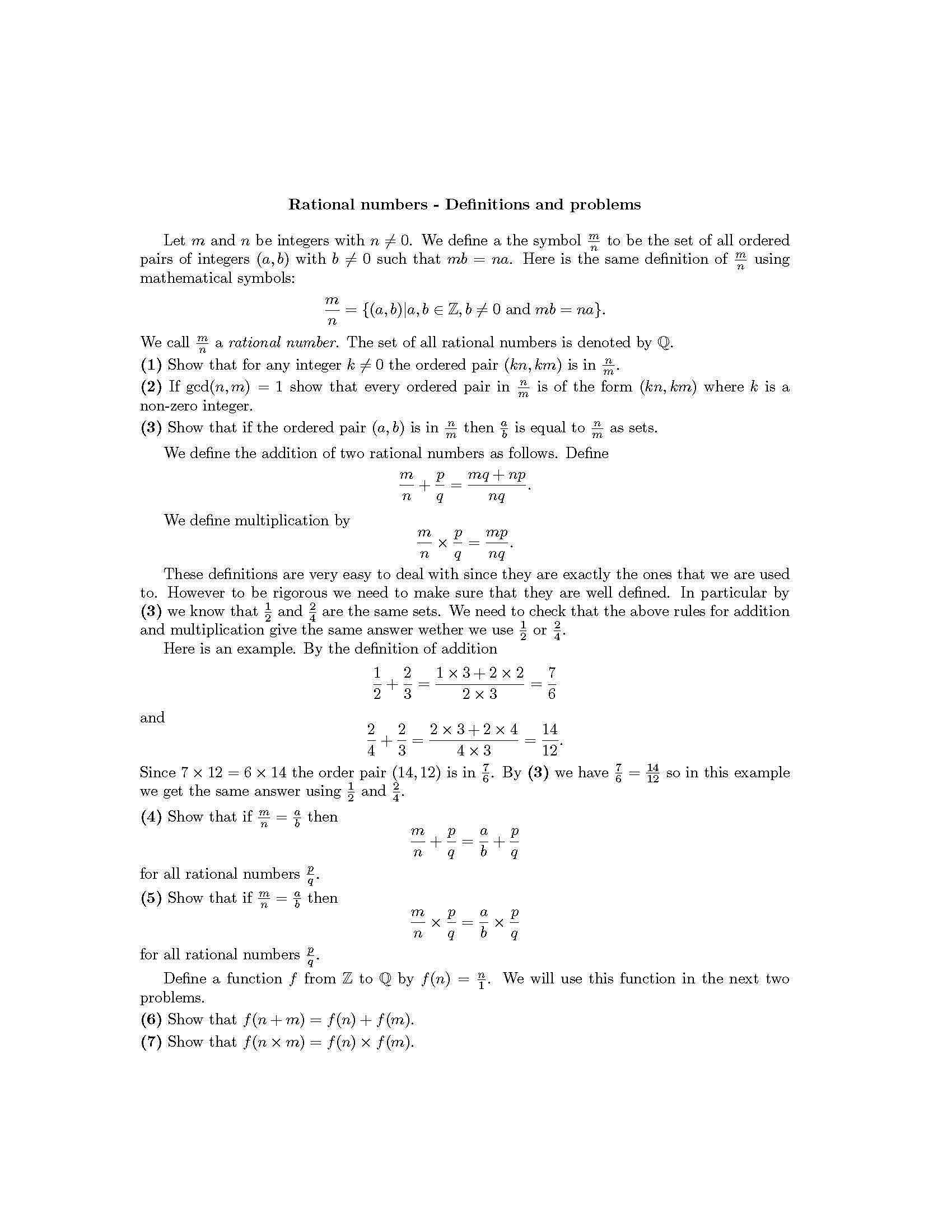 Fndns Of Analysis I