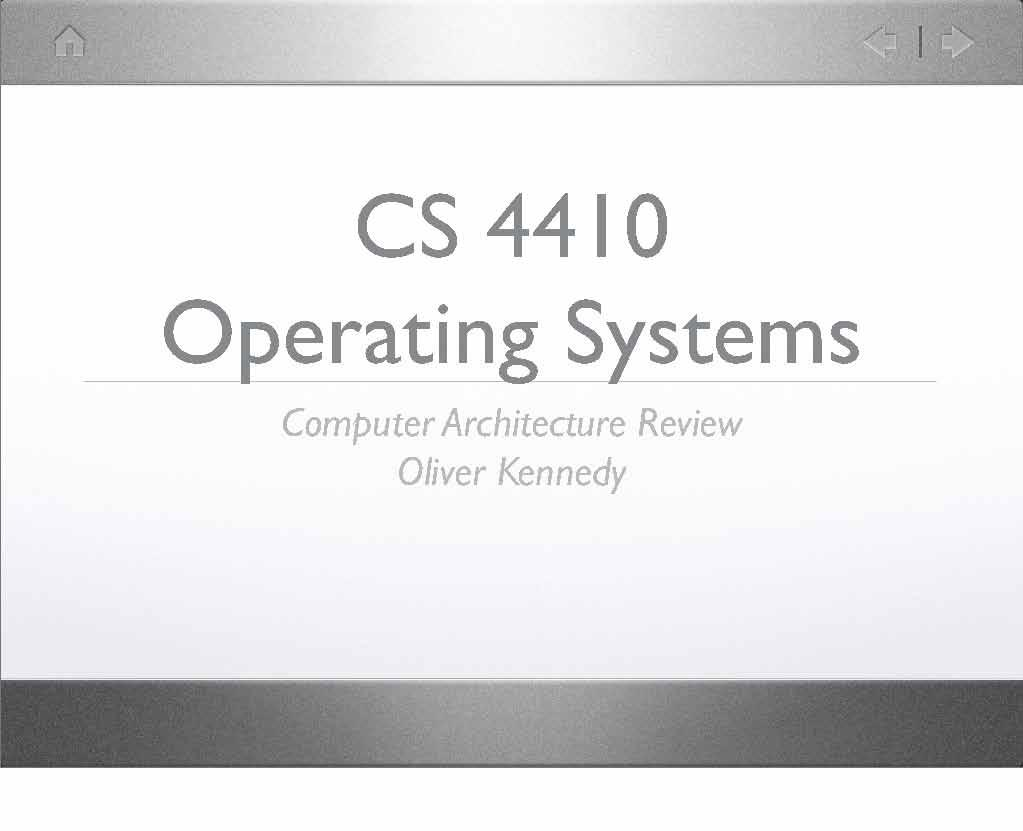 Operating Systems