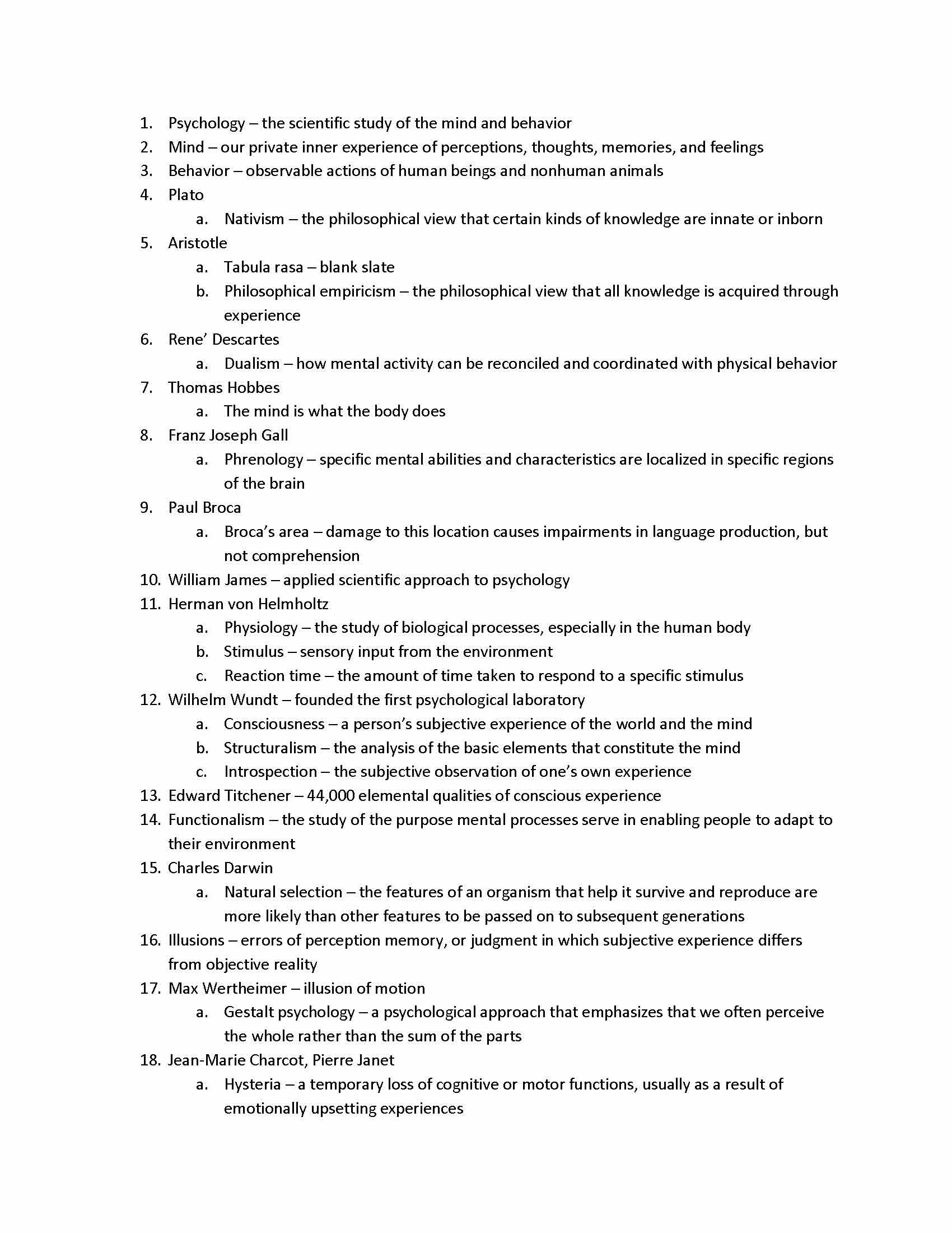 Introduction to Psychology