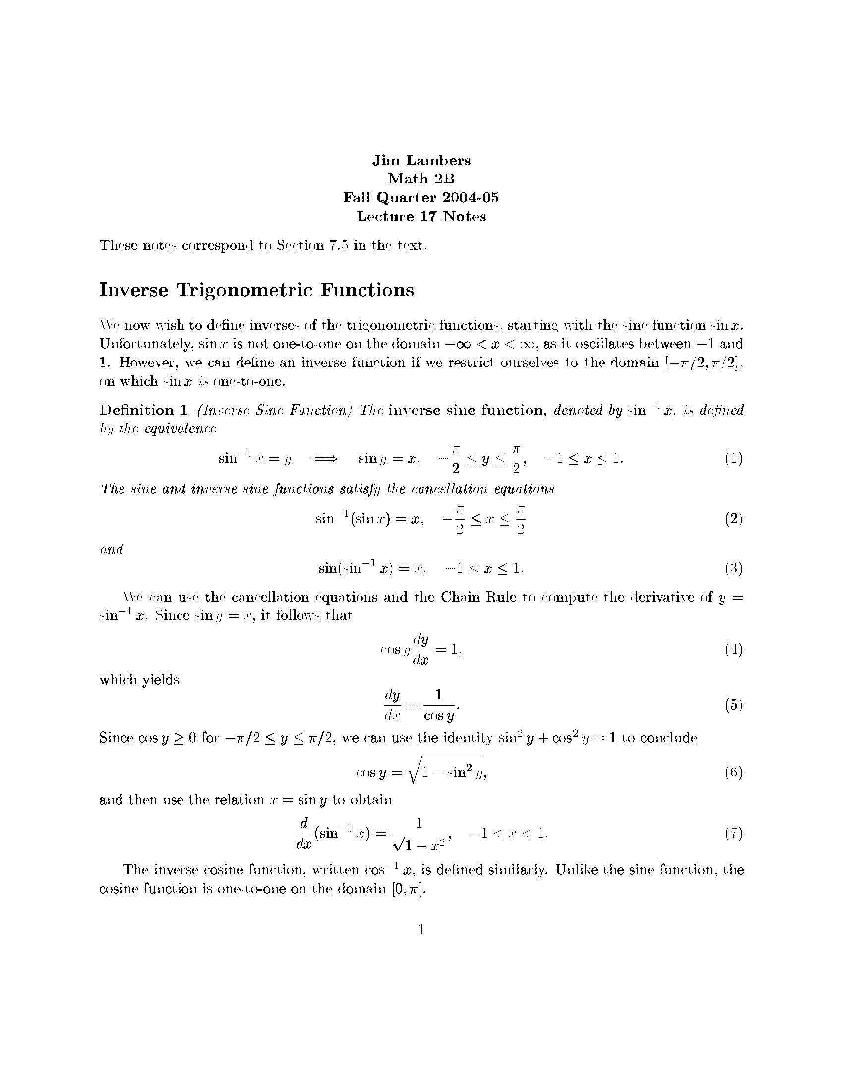 CALCULUS