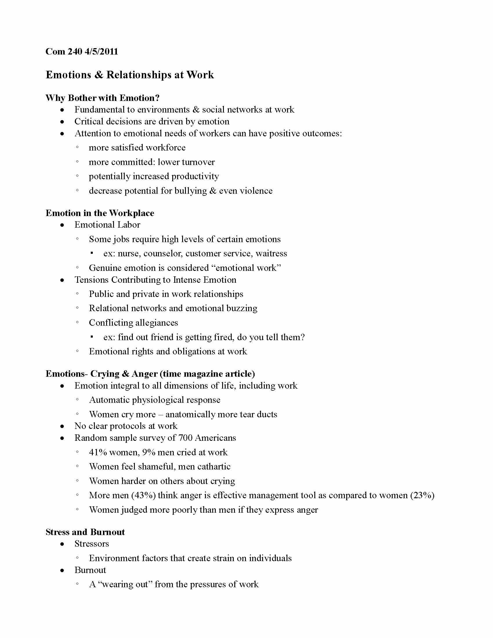 Intro to Organizational Comm