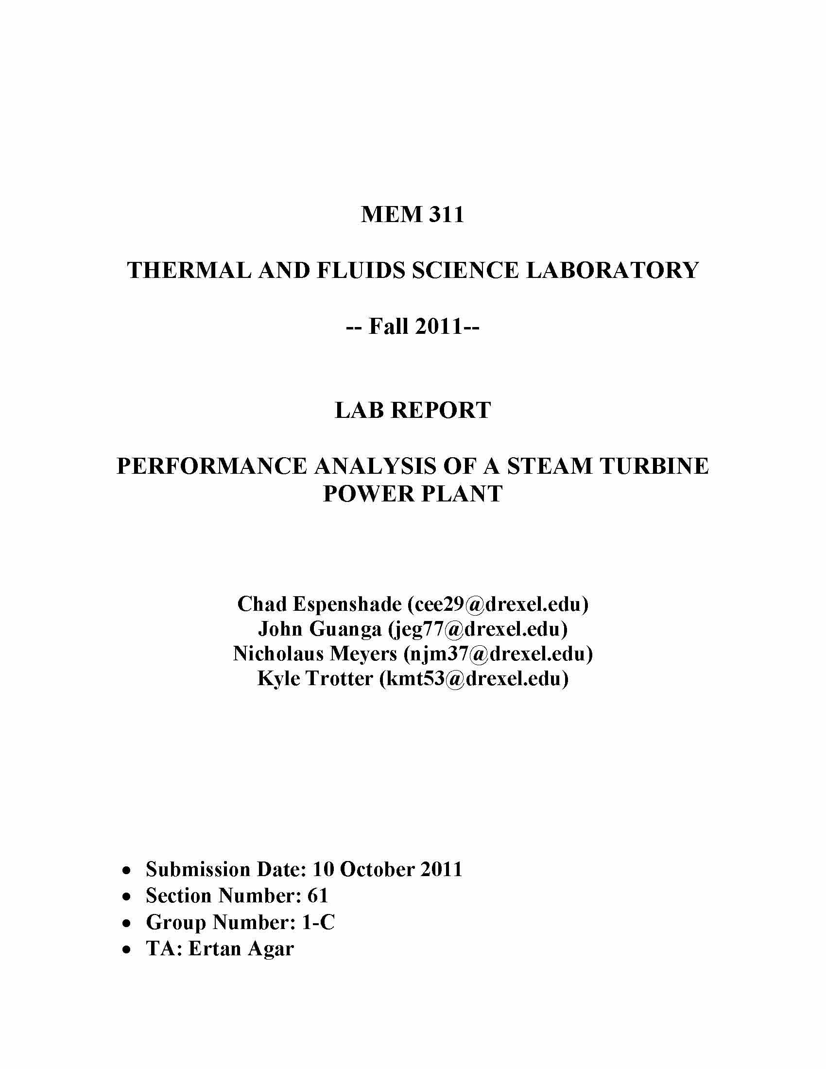 ThermalFluidScienceLaboratory
