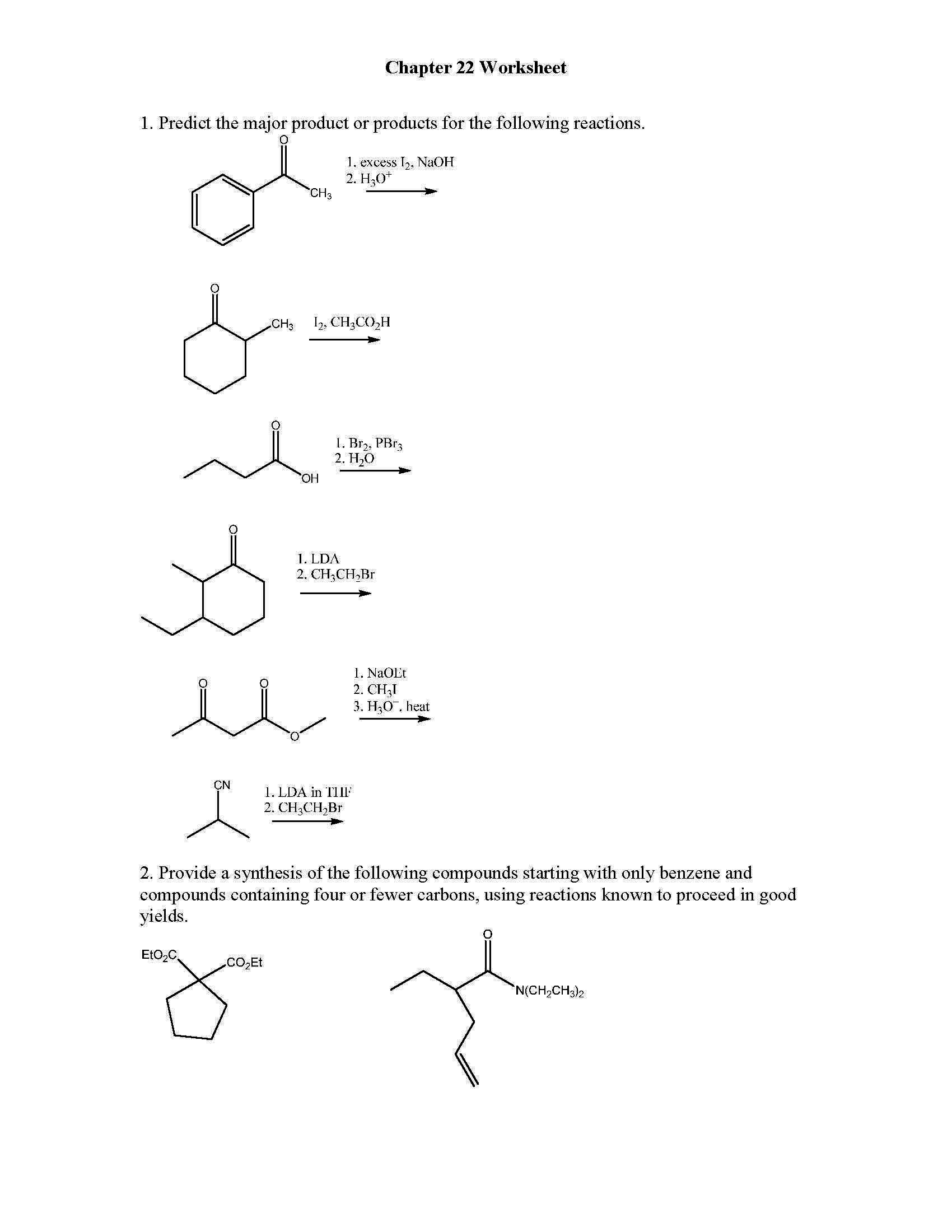 ORGANIC CHEMSTRY II