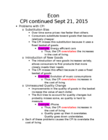 Sept 21- Oct 5 notes