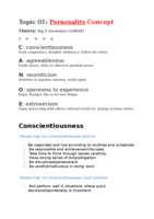 B102 Organizational Behavior