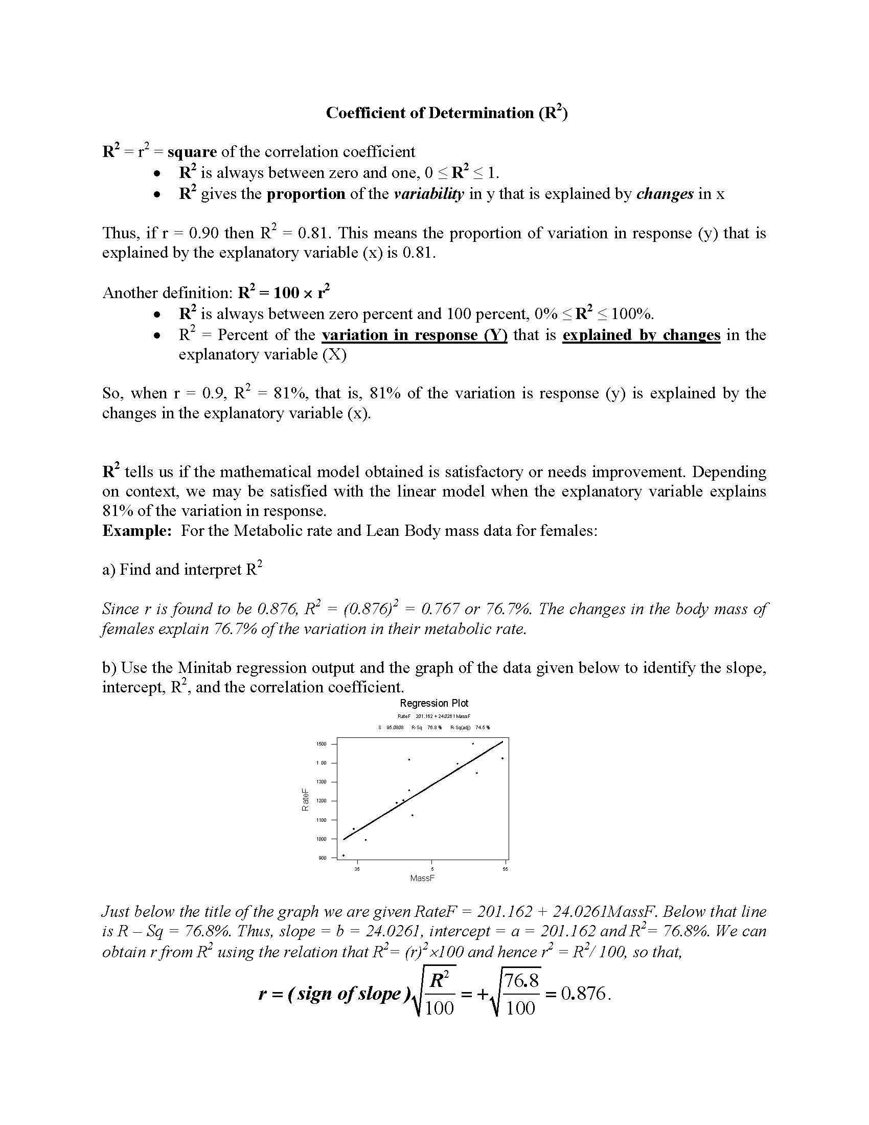 INTRO TO STATISTICS 1