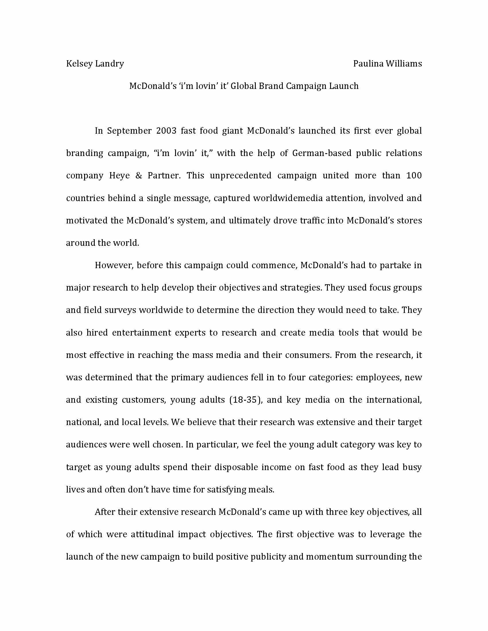 CASE STUDIES PUB REL