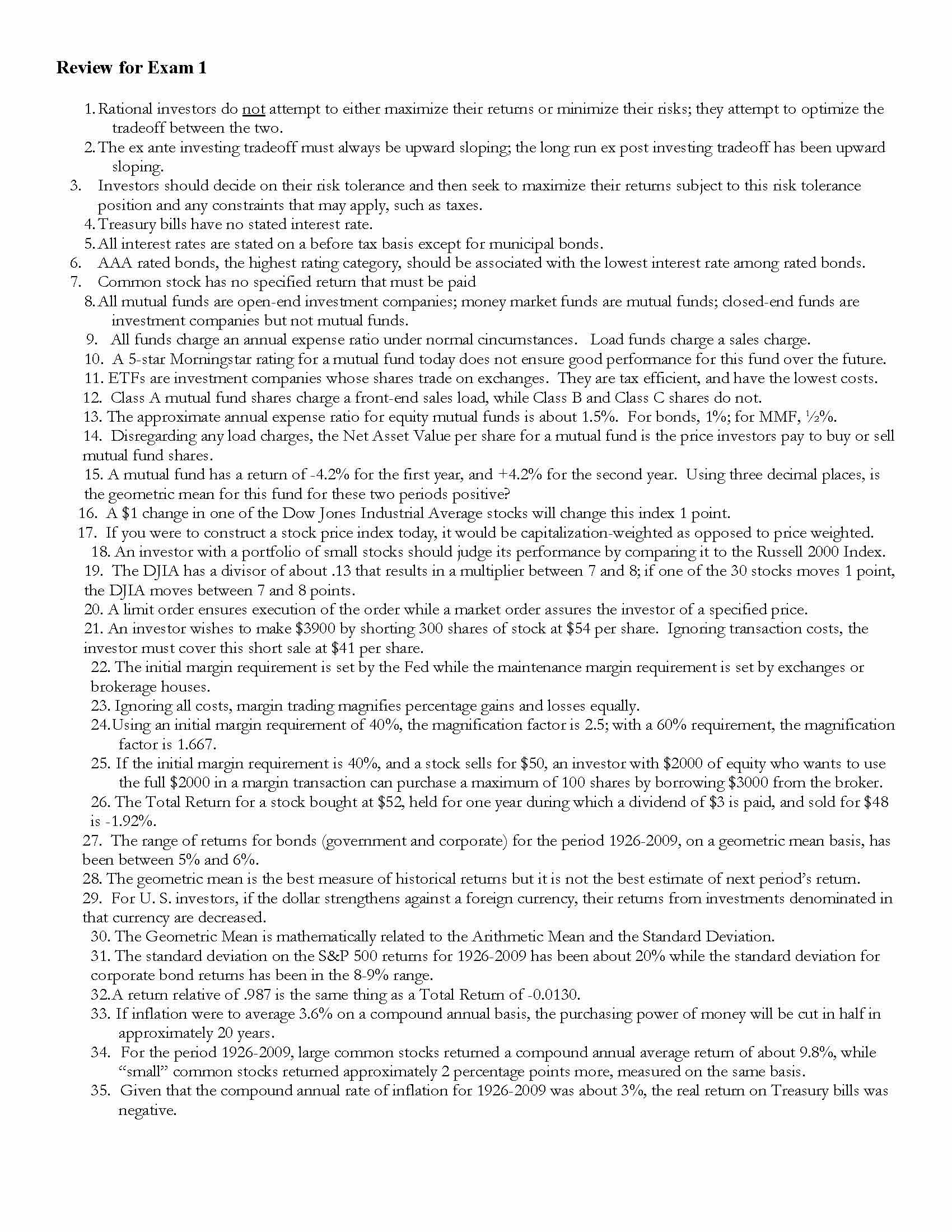 Investments and Portfolio Management