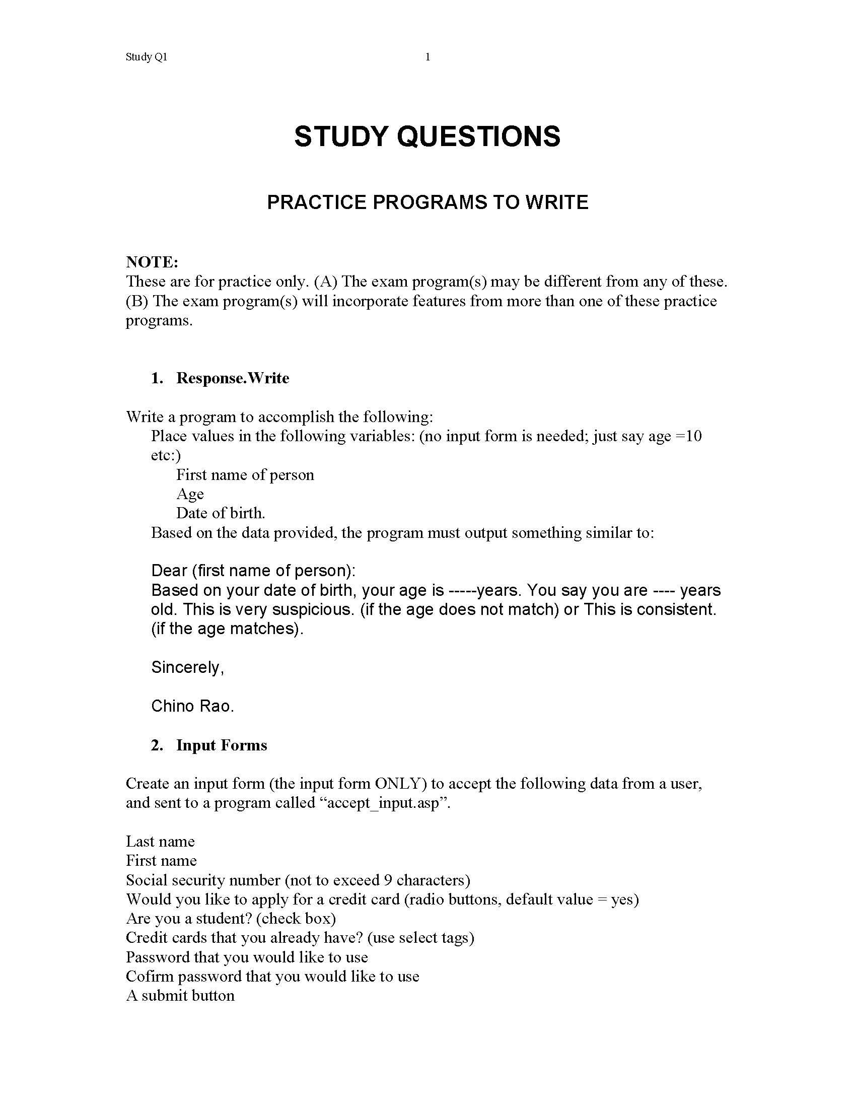 Business Info Systems Fluency