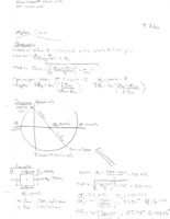 Week of Nov 9 Mechanics Notes