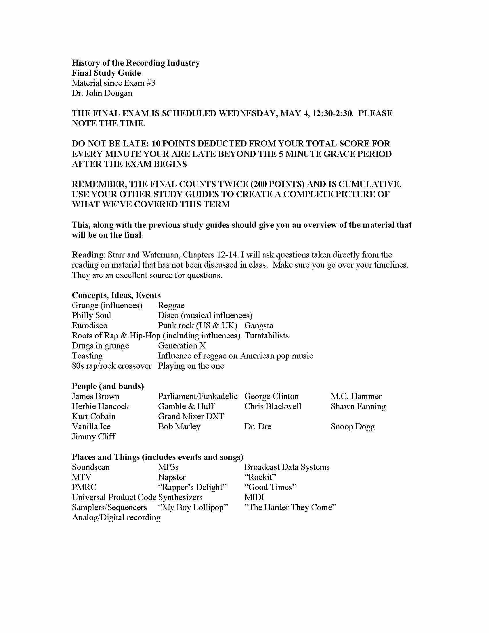 History of the Recording Industry