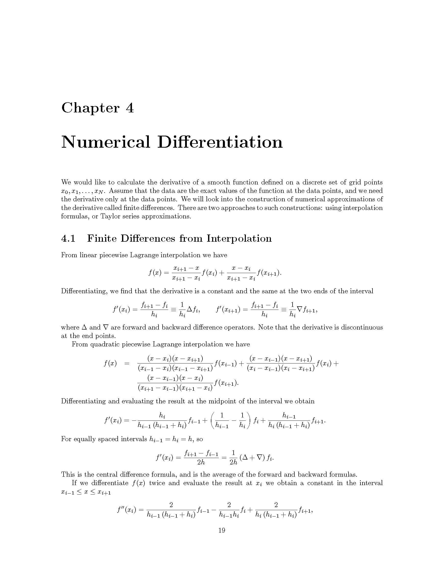 COMPUTATIONAL METHODS