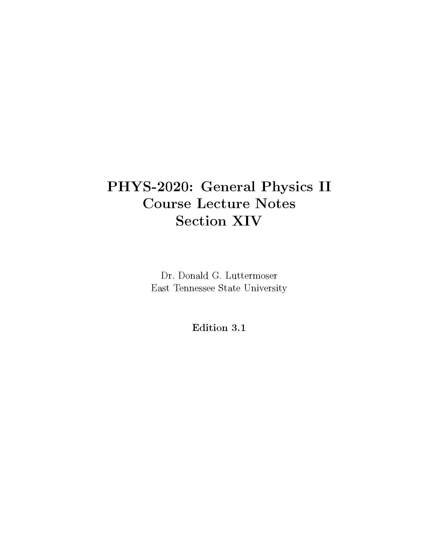 Gen Physics II Noncalc