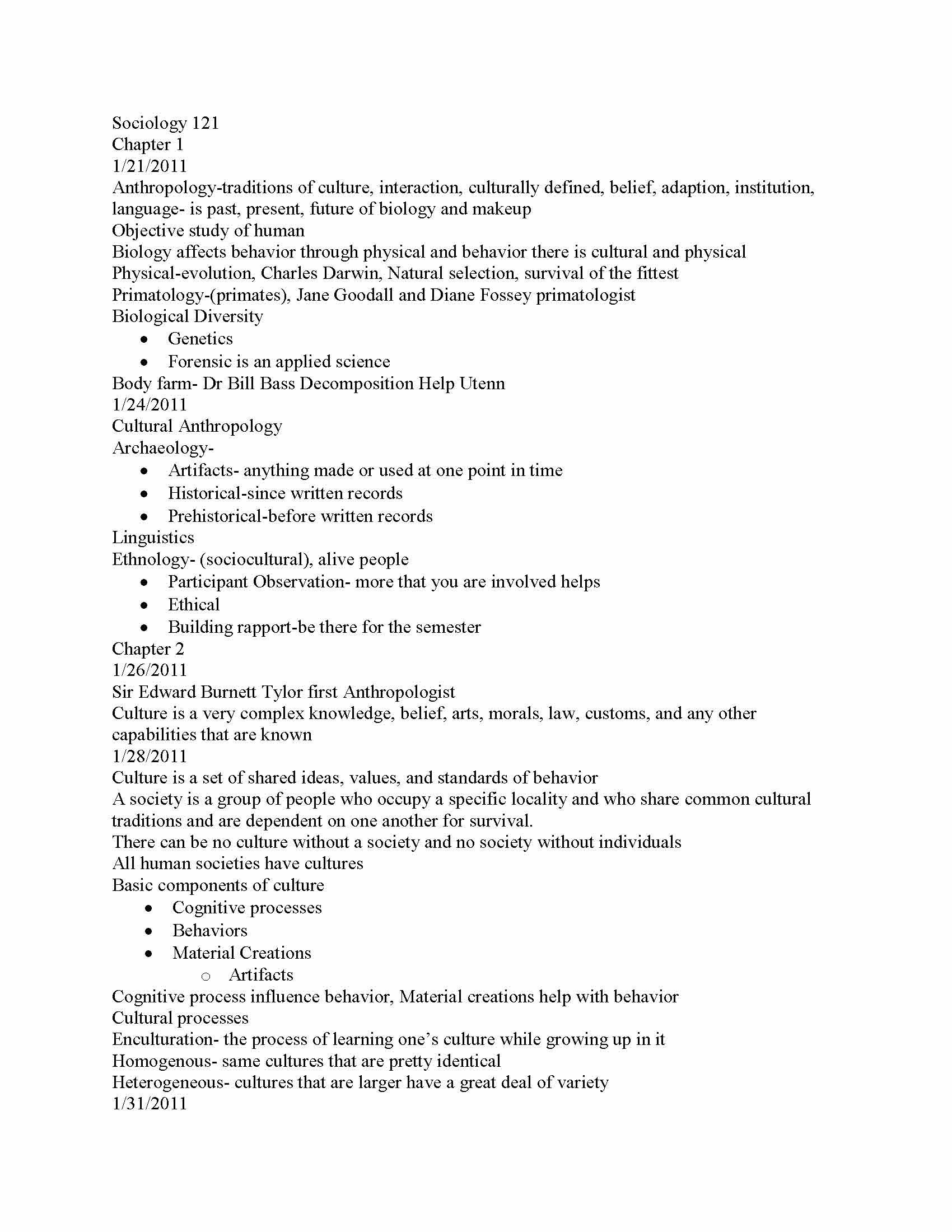 understanding Cultures