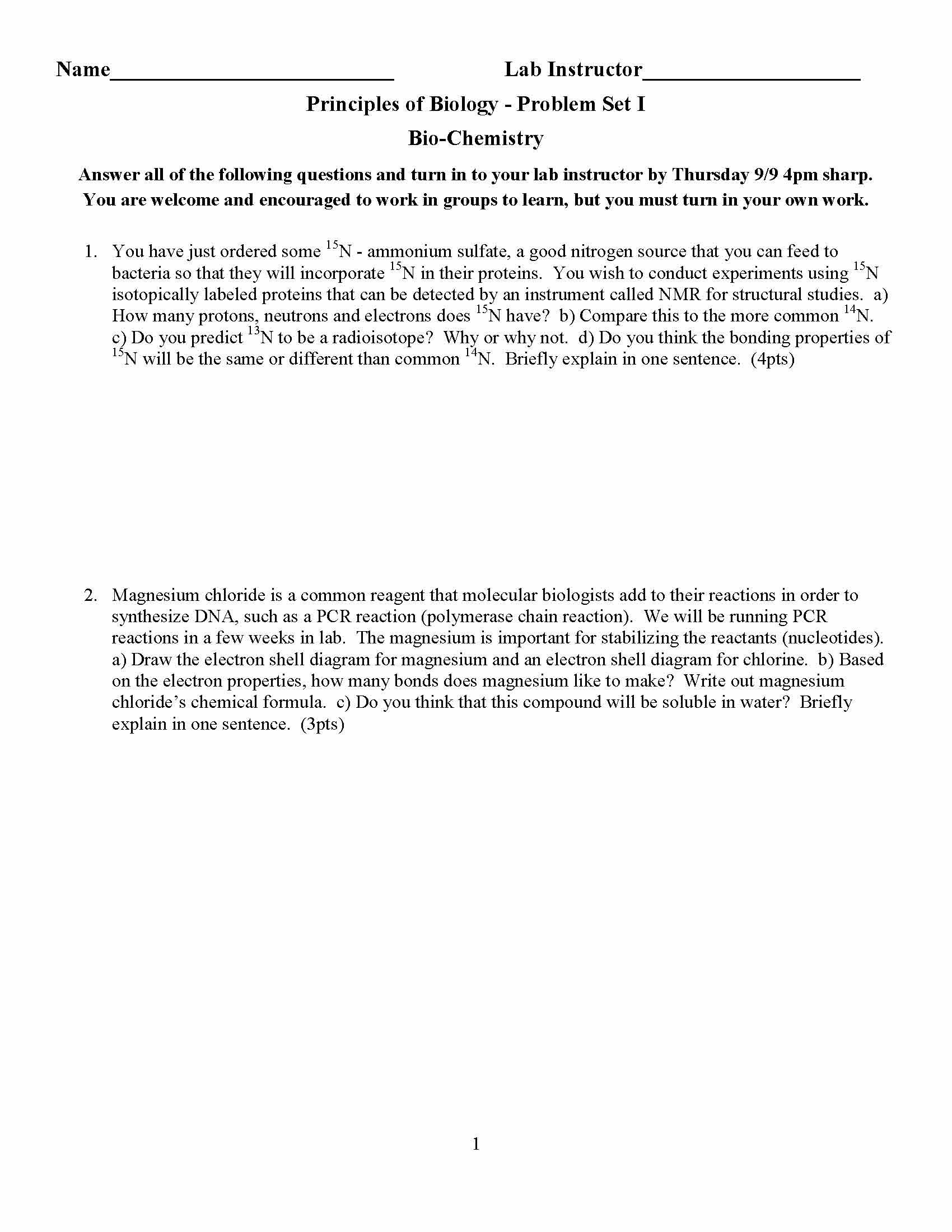 Principles of Biology