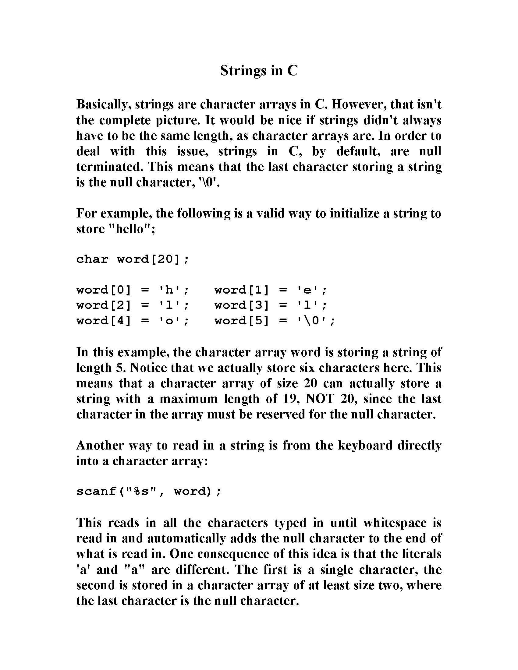 Introduction to Programming with C