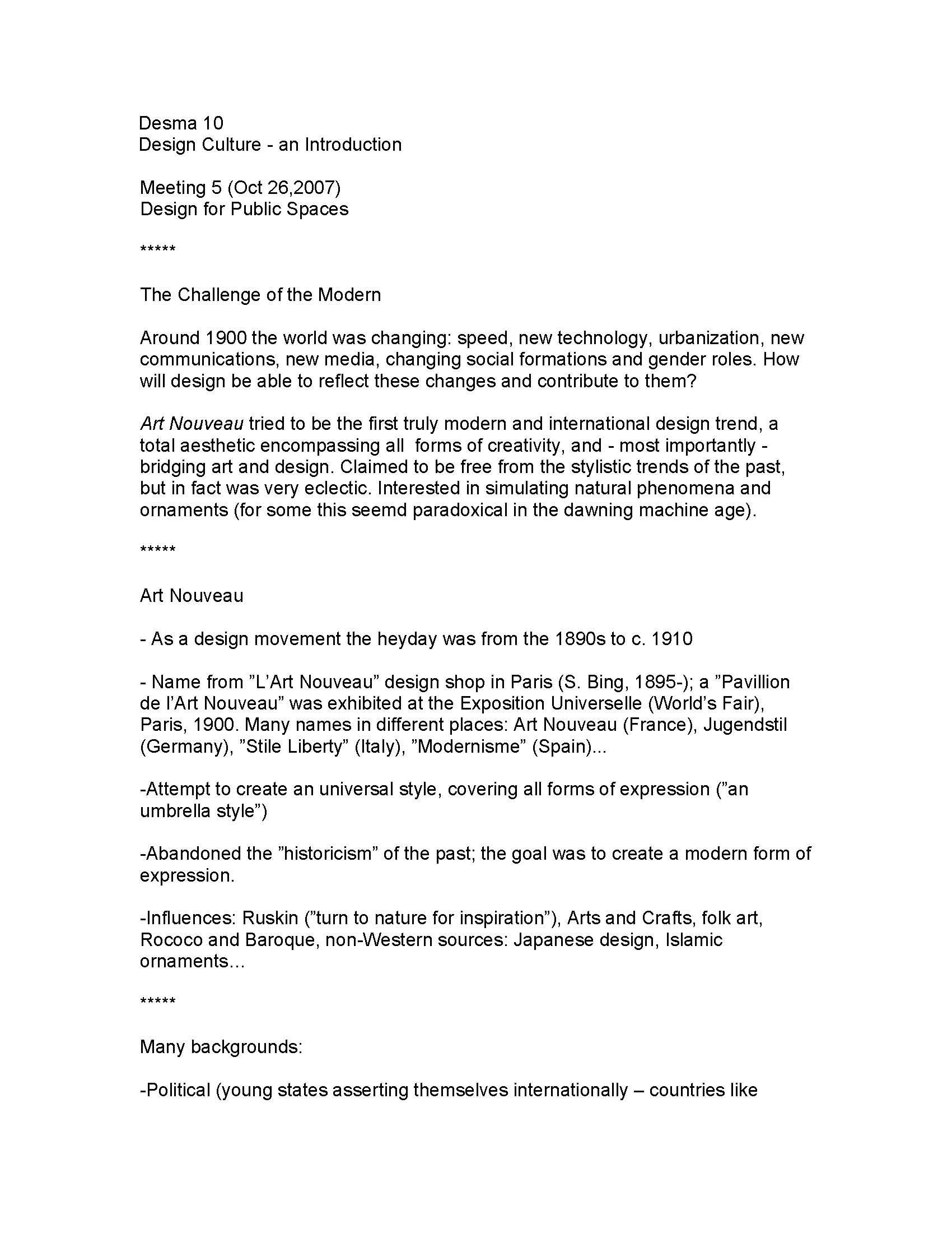 Design Culture Introduction