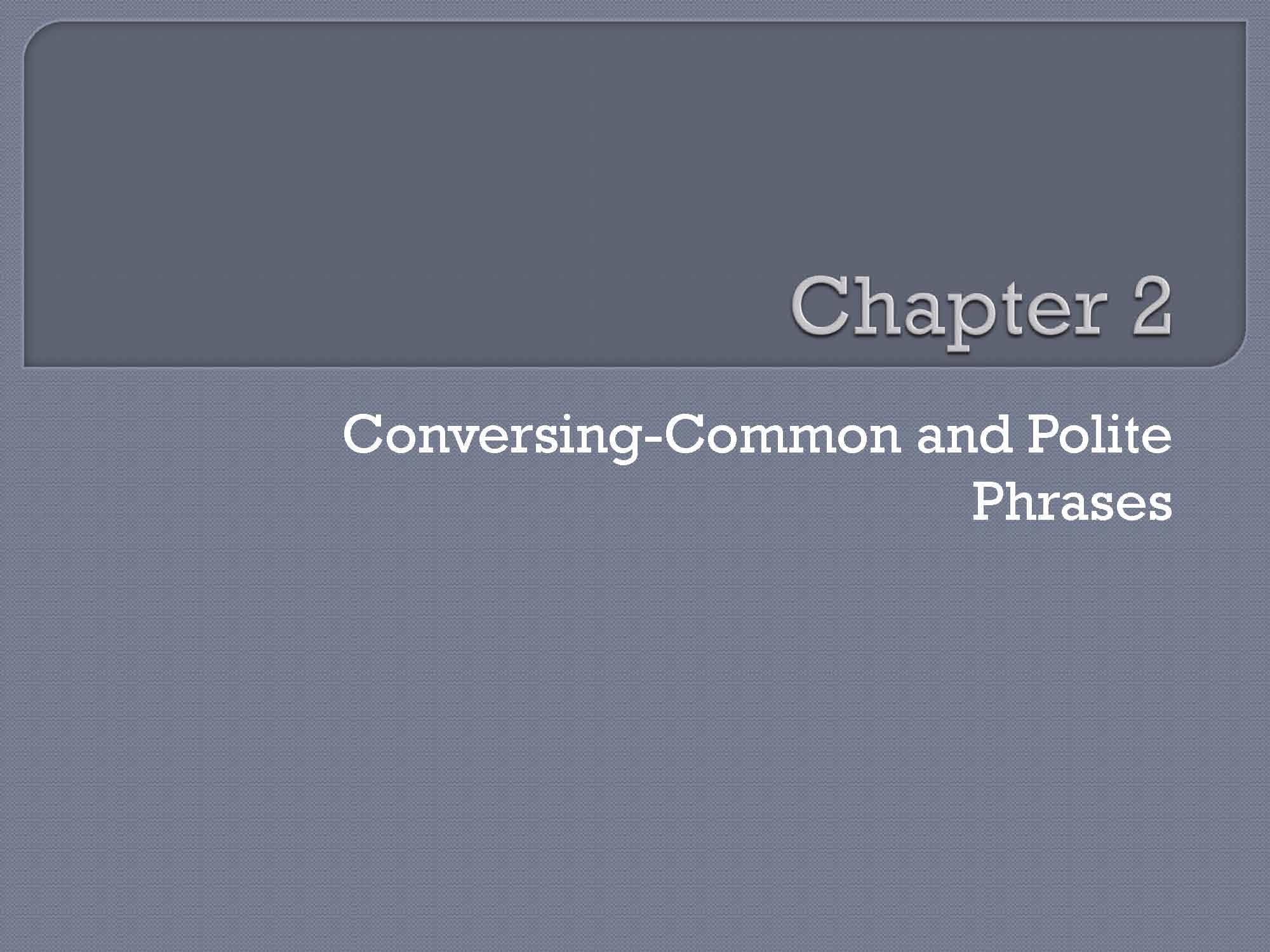 INTRO TO SIGN LANGUAGE