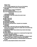 Econ 1012 Week One Notes