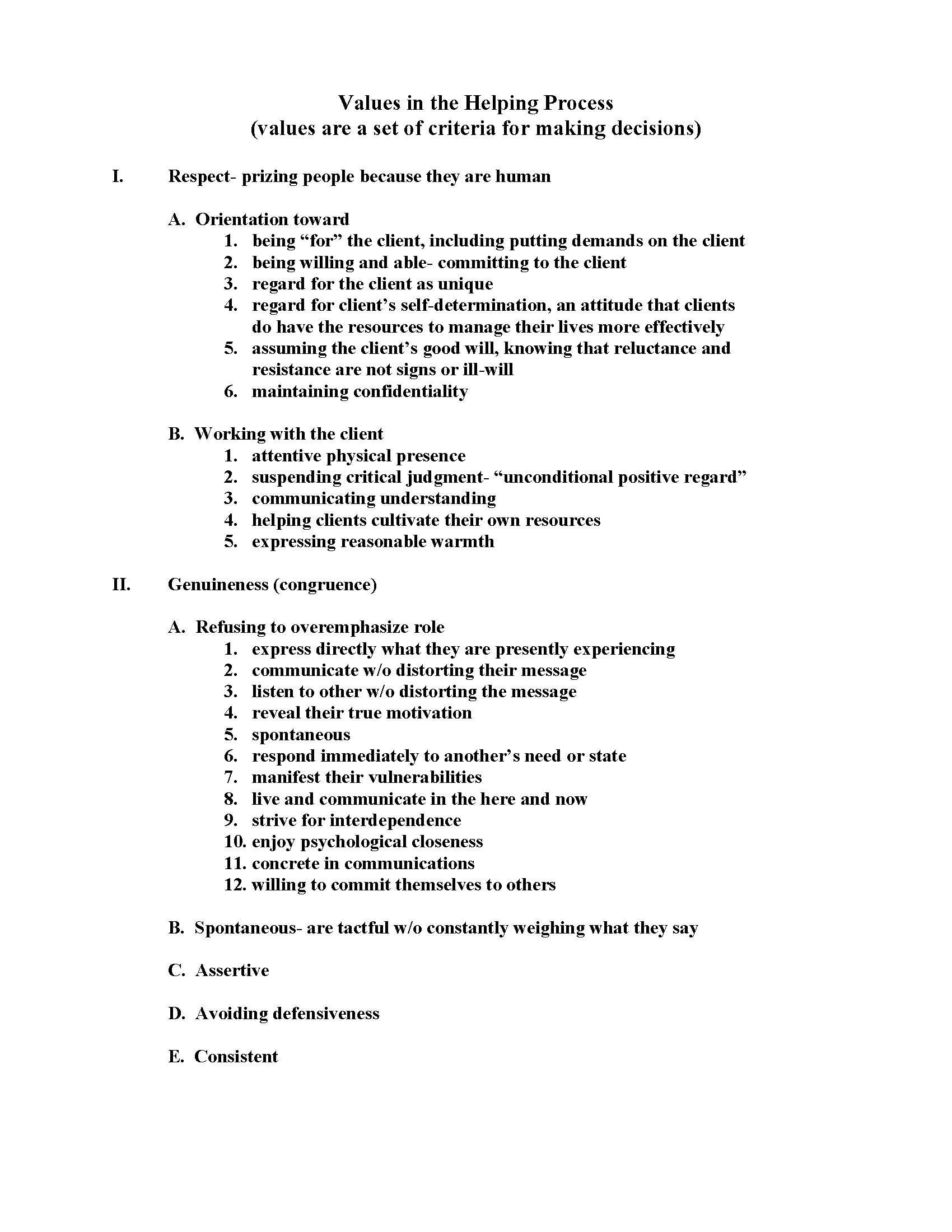 Helping Skills in Dietetics