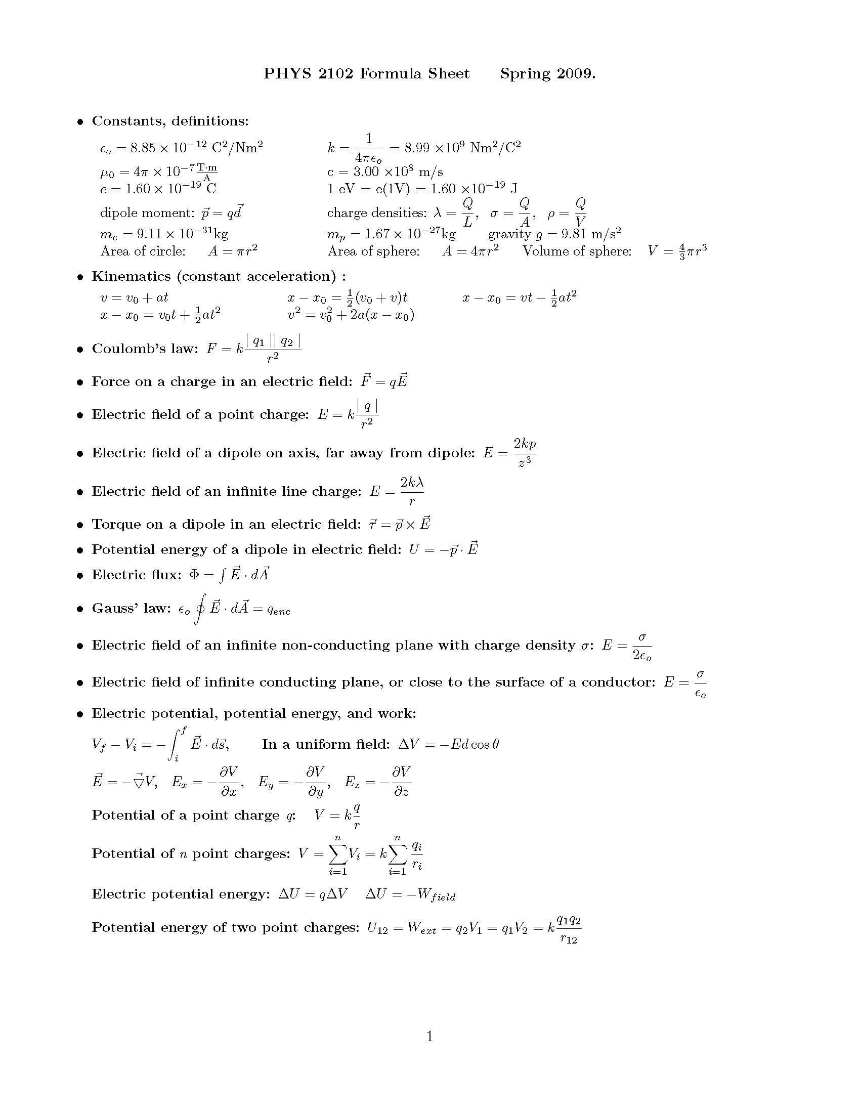 GEN PHYS FOR TECH ST