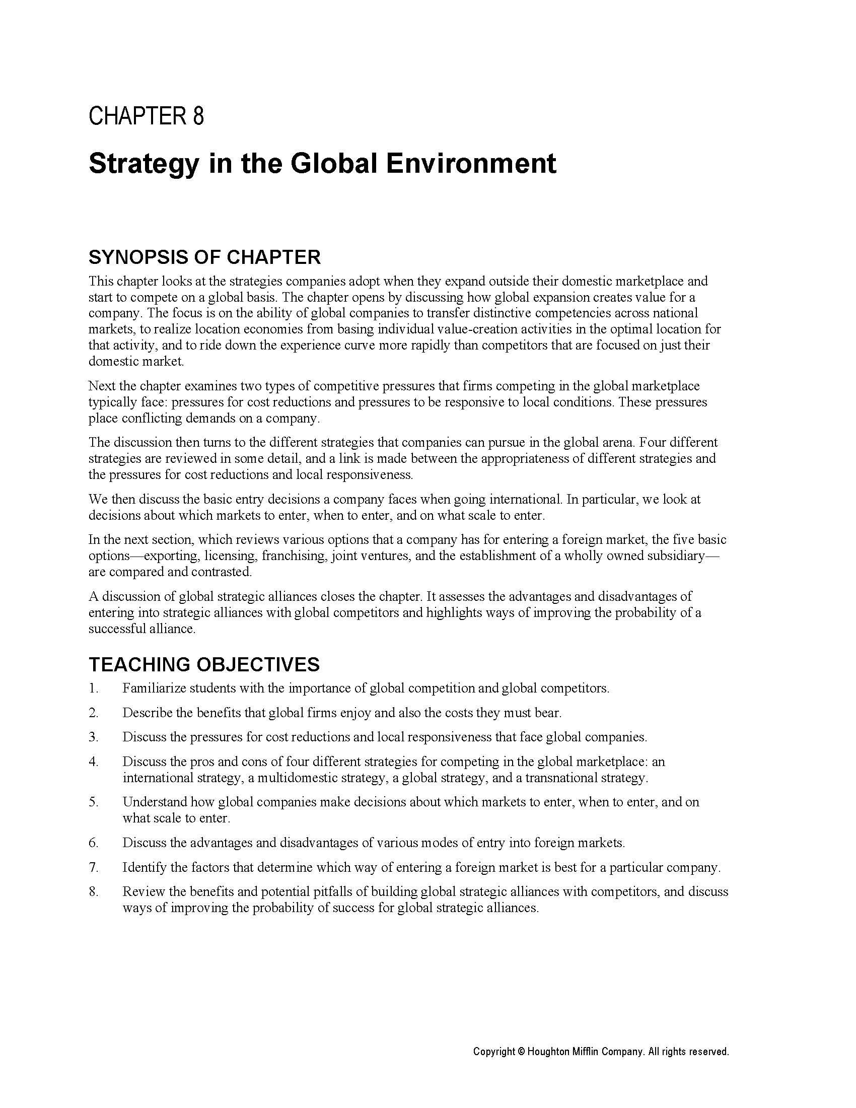 STRATEGIC MANAGEMENT