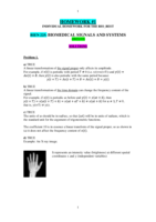 BIEN 225 Signals and Systems Exam Study Guide