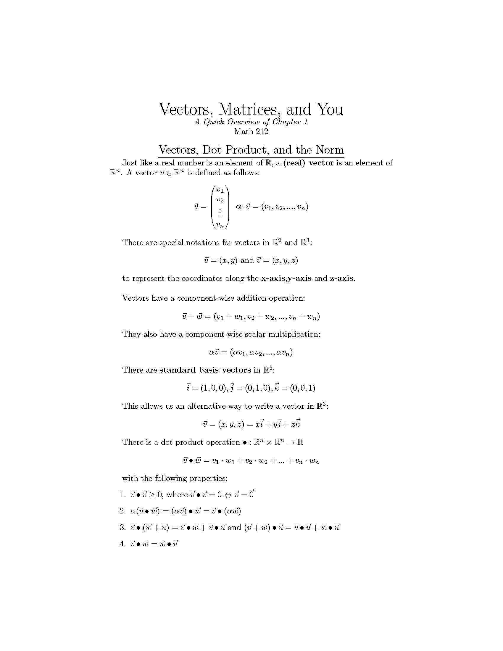 MULTIVARIABLE CALCULUS