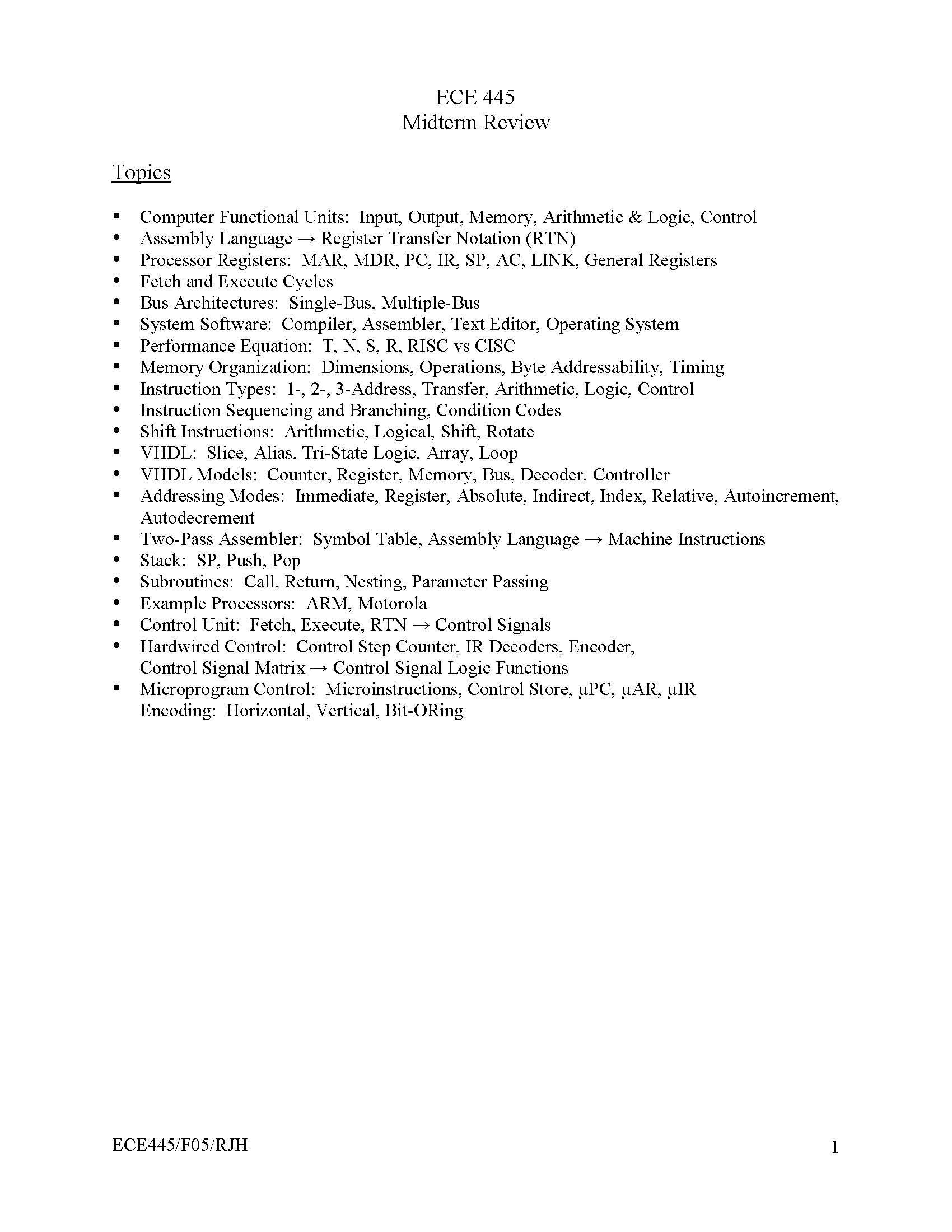 Computer Organization