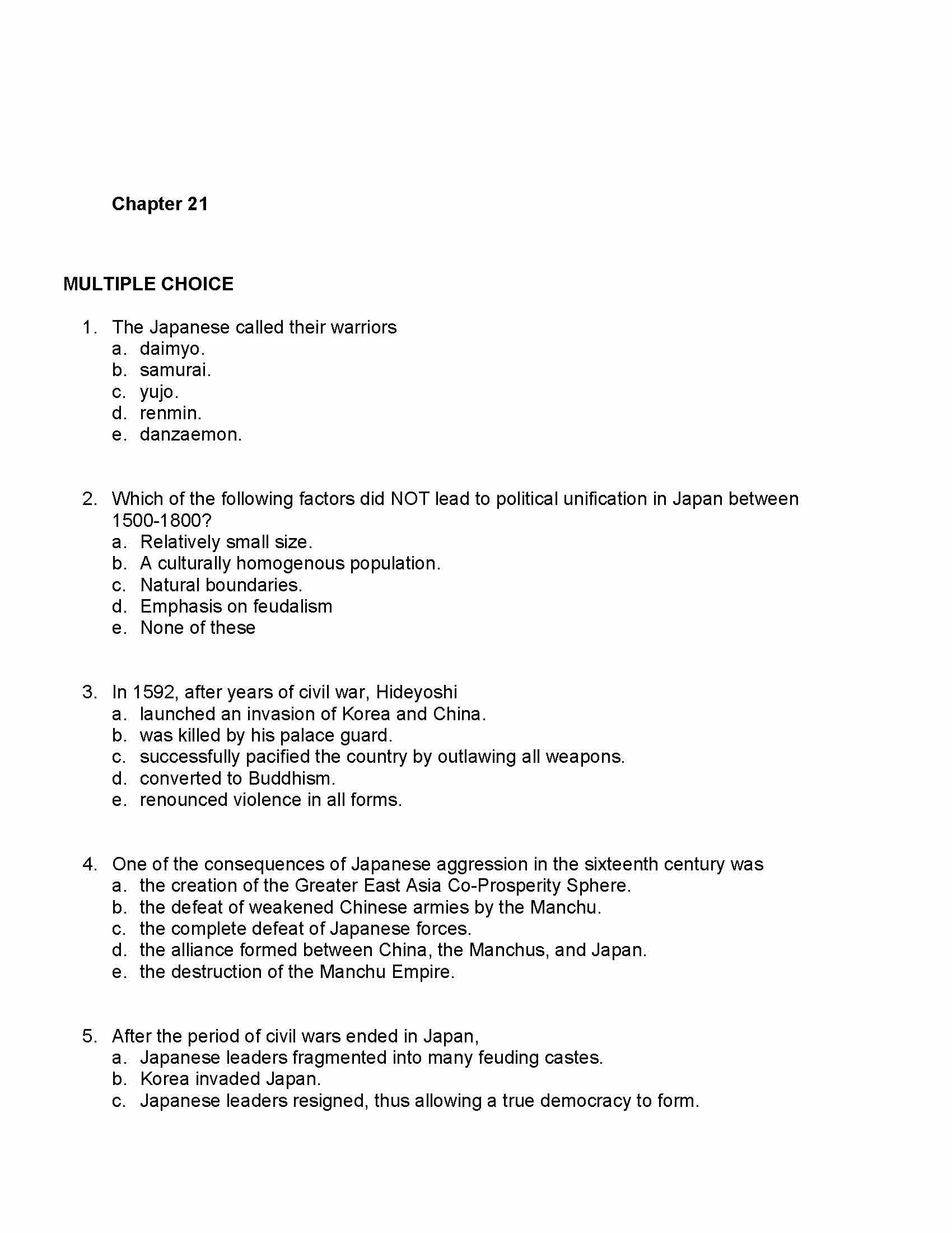 History of Civilization The Middle Period