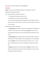 SOC Mental Health 8/31-9/4 Notes