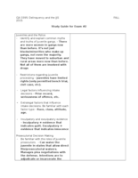 Midterm Juvenile Justice System Study Guide 