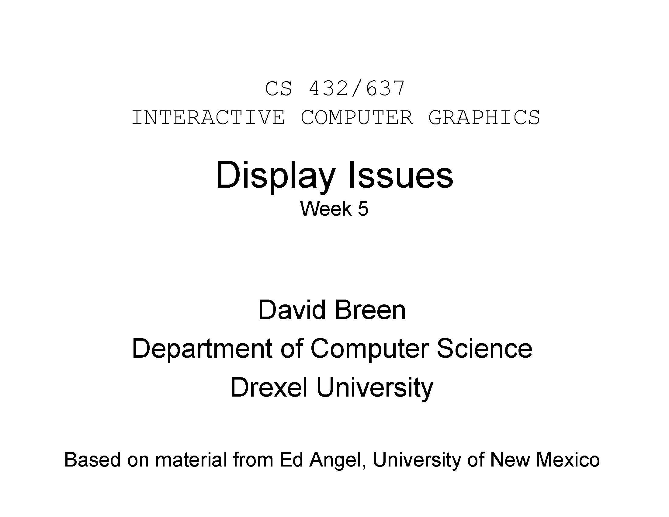 InteractiveComputerGraphics