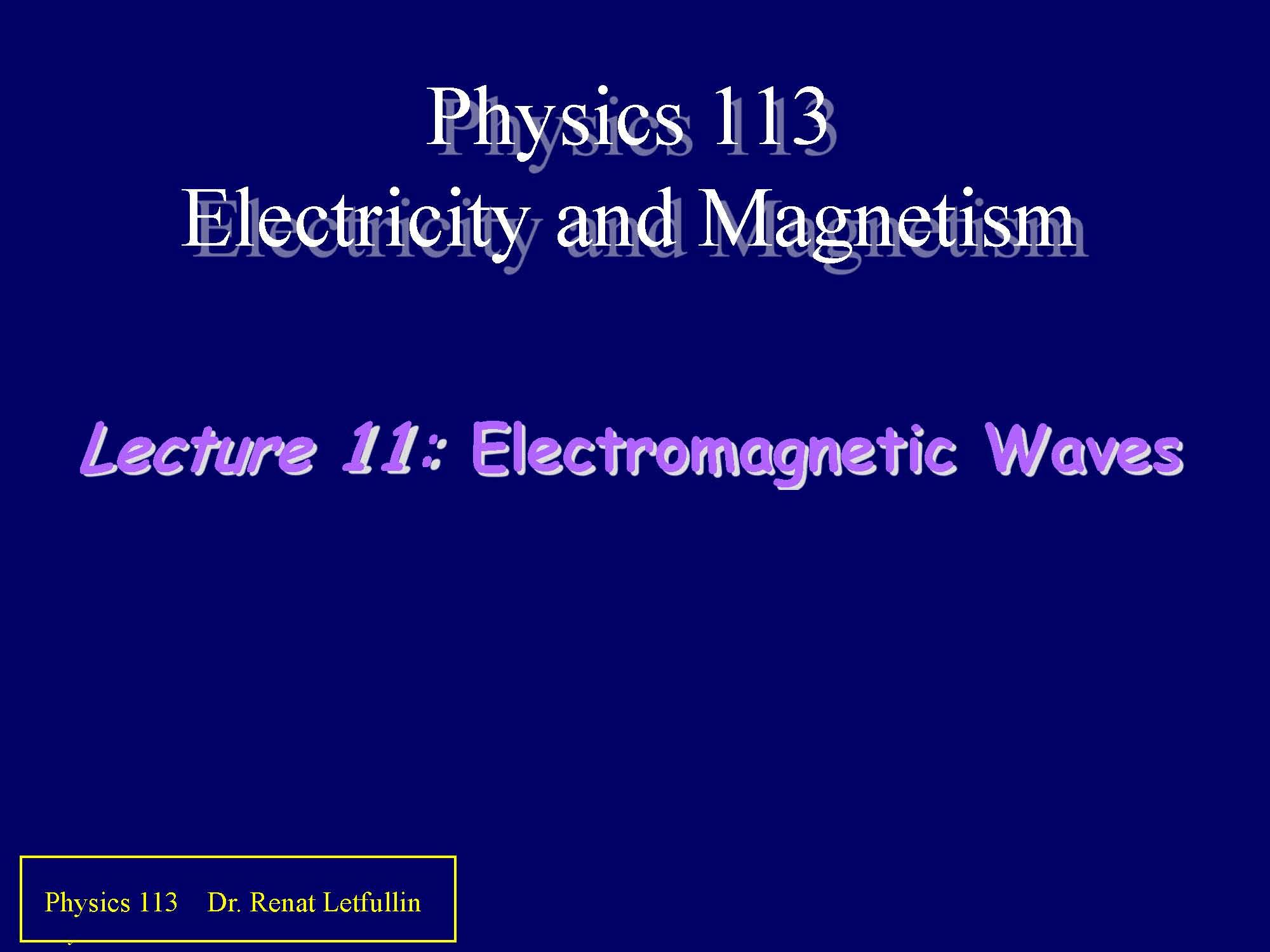 Physics III