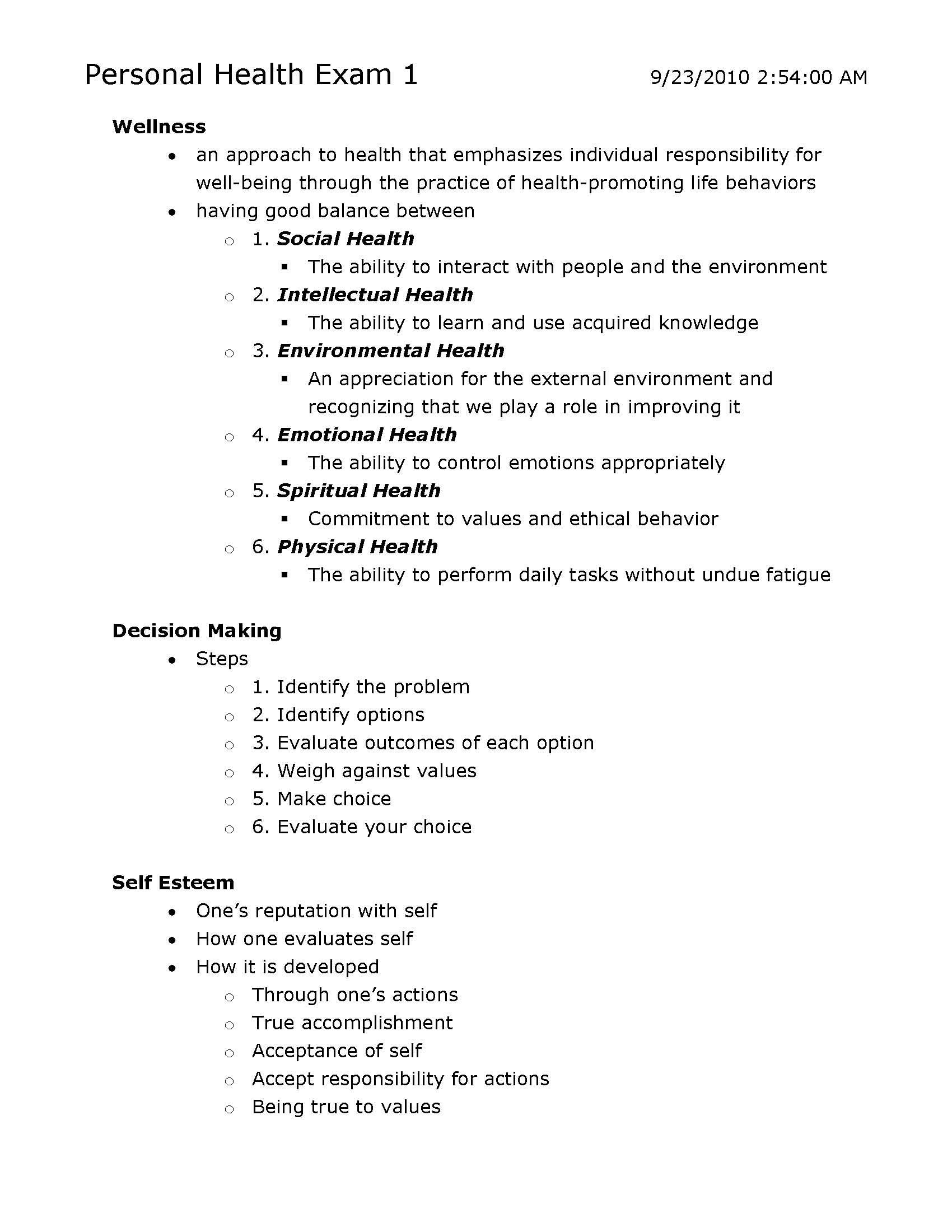 PersonalHealthManagementAnApproachforaLifetime